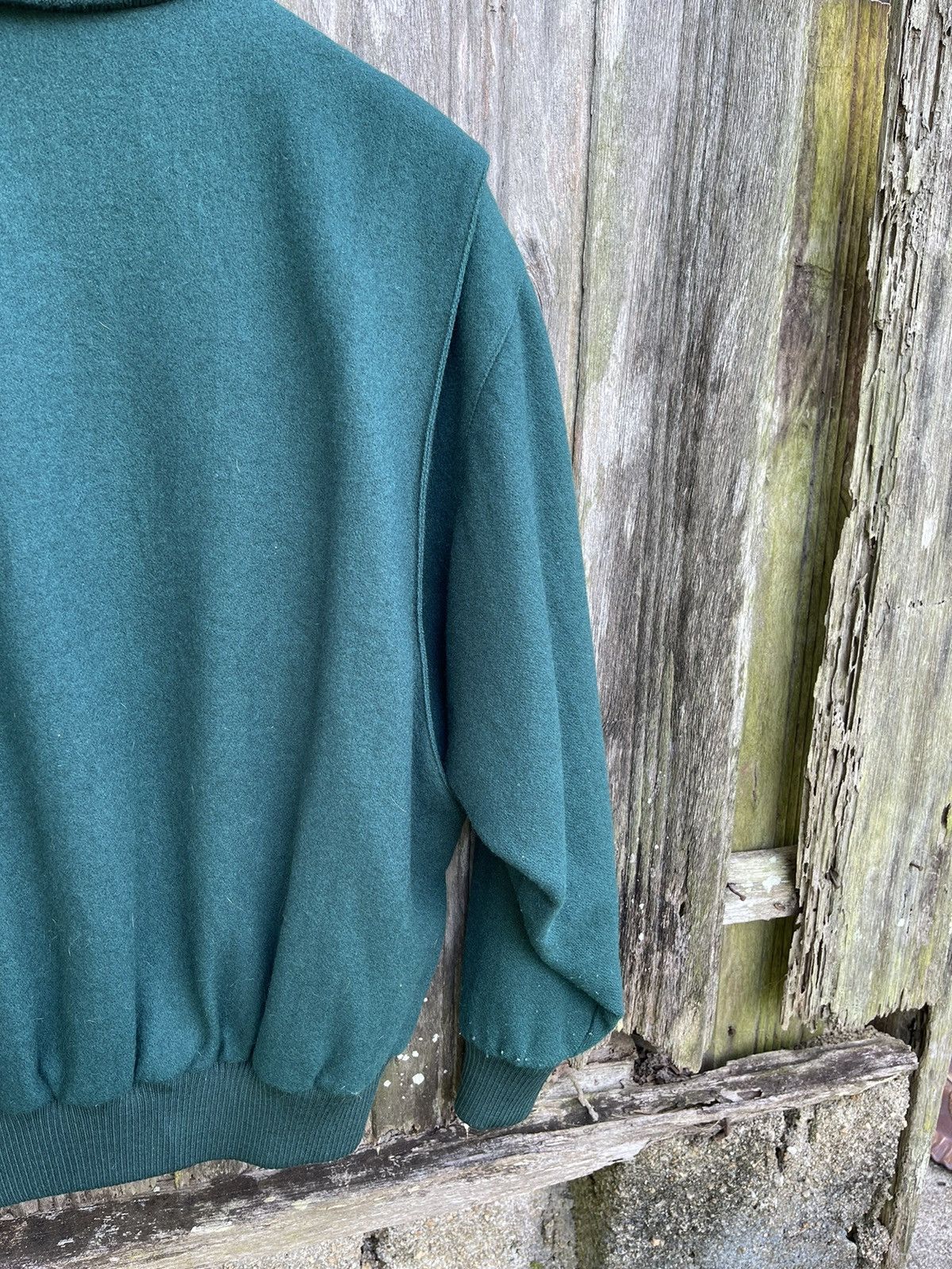 Lacoste Vintage Chemise Lacoste Wool Blend Snap Bomber Cardigan Size US M / EU 48-50 / 2 - 9 Thumbnail