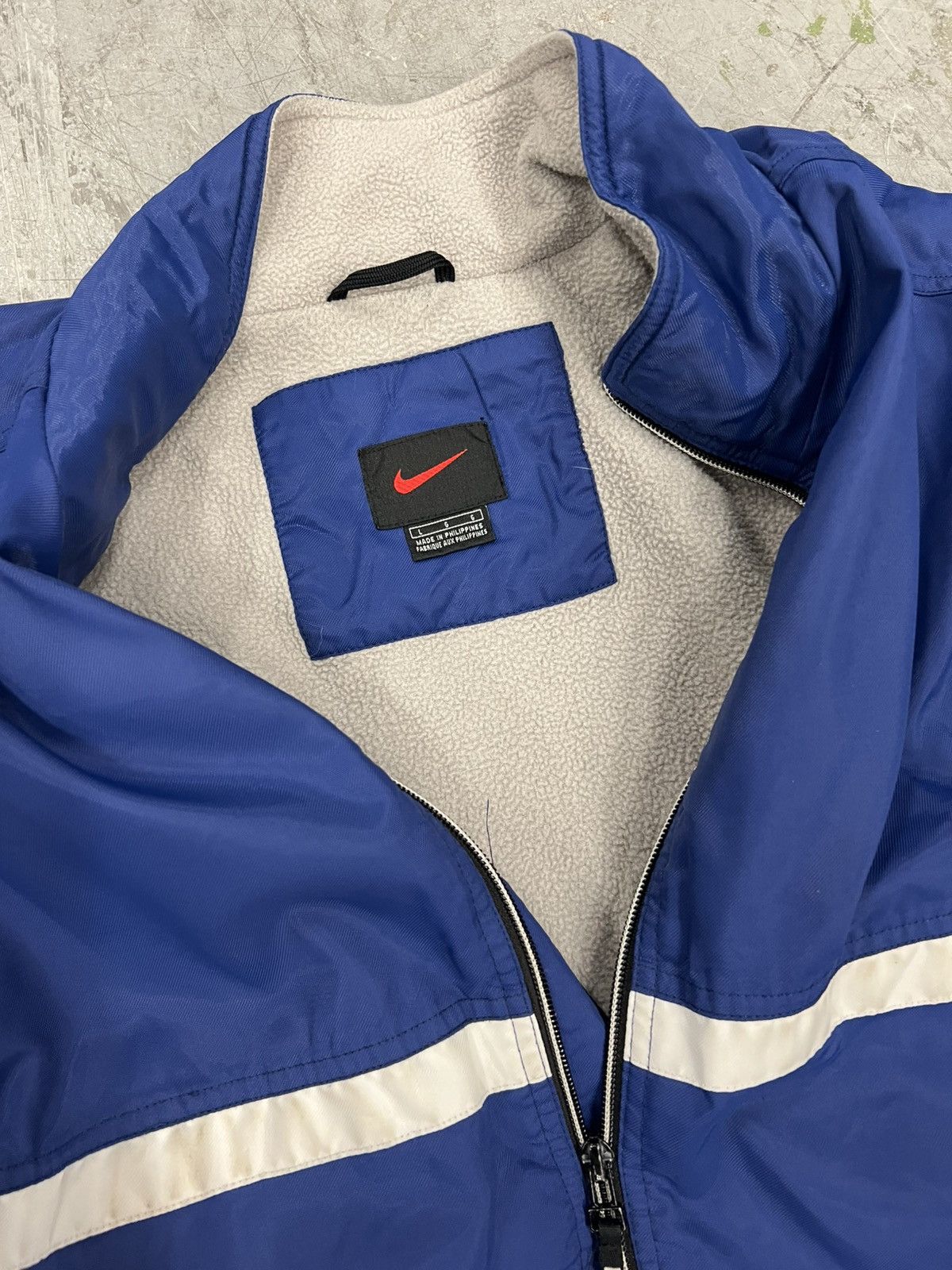 Nike Vintage Nike Full Zip Fleece Lined Heavyweight Jacket Size US L / EU 52-54 / 3 - 4 Thumbnail