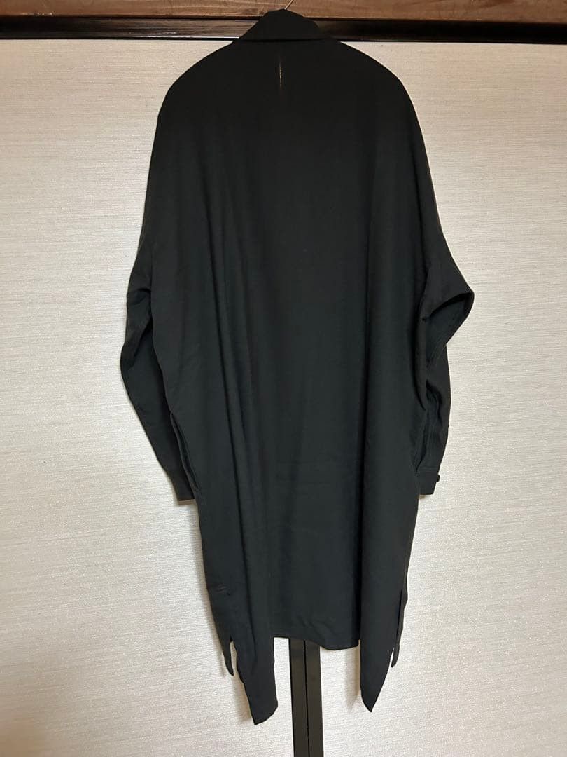 Yohji Yamamoto Yohji Yamamoto Y's Wool Gabardine Long Shirt Coat Size US M / EU 48-50 / 2 - 2 Thumbnail