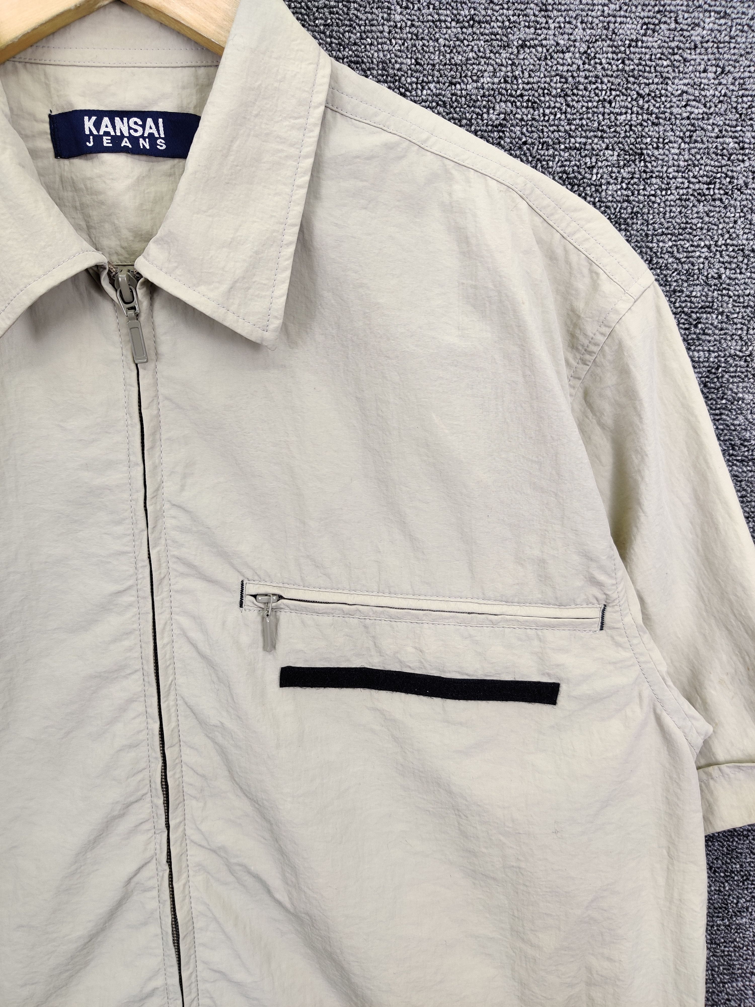 Kansai Yamamoto Vintage Kansai Jeans By Kansai Yamamoto Worker Shirt Size US M / EU 48-50 / 2 - 7 Thumbnail