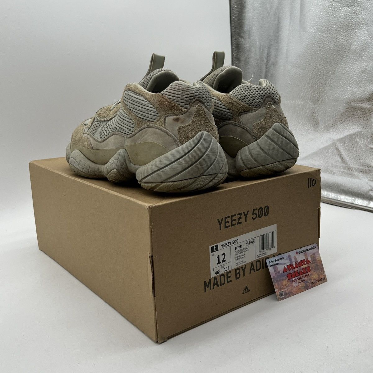 Adidas Yeezy 500 salt Size US 12 / EU 45 - 4 Thumbnail