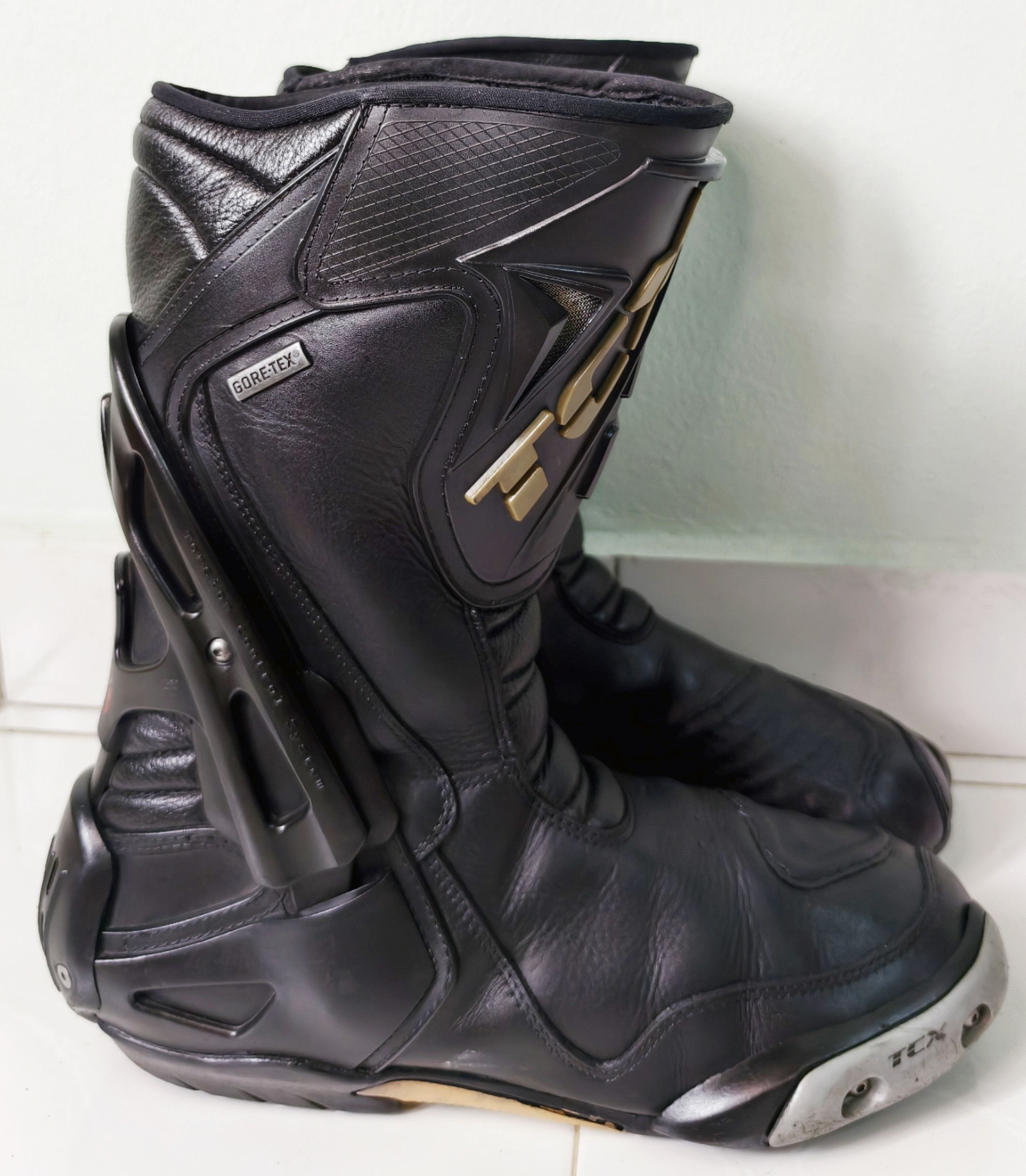 Vintage TCX motorcross boots leather men's Size US 9 / EU 42 - 3 Thumbnail