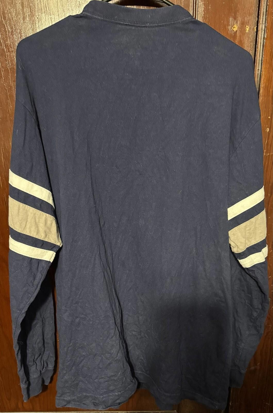 47 New England Patriots Long Sleeve Pullover sz. Men L Blue Size ONE SIZE - 2 Thumbnail