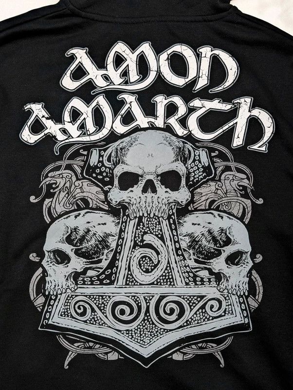 Other Amon Amarth hoodie EMP metal band merch 5XL plussize! Size US XXL / EU 58 / 5 - 3 Thumbnail