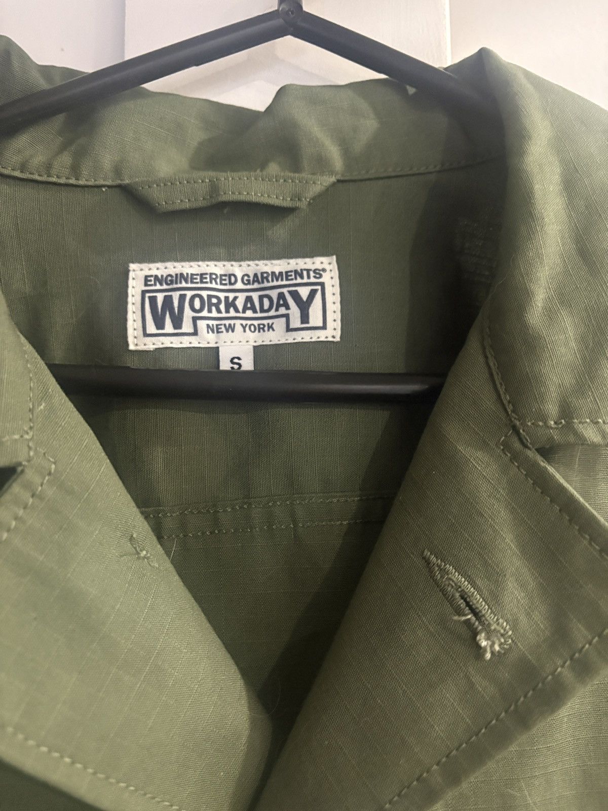 Engineered Garments Engineered Garments Workaday Olive Cotton Ripstop Size US S / EU 44-46 / 1 - 2 Thumbnail