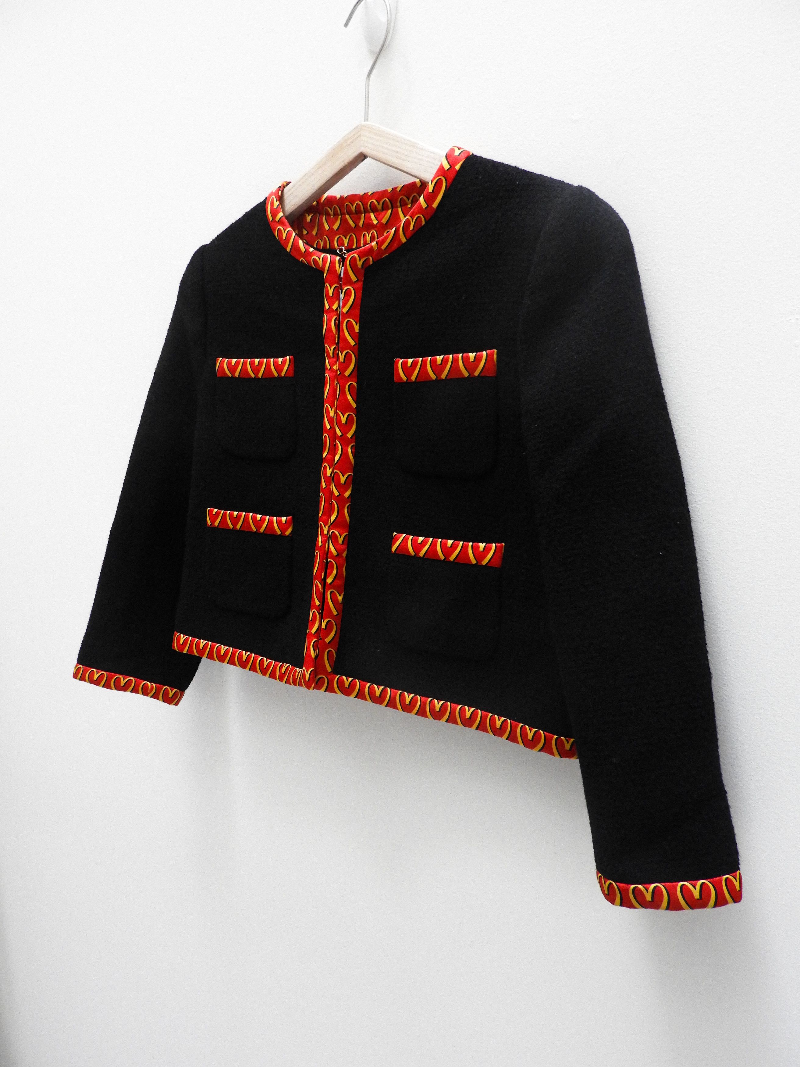 Moschino Moschino Autumn Winter 2014 McDonalds Tweed Jacket Size S / US 4 / IT 40 - 6 Thumbnail