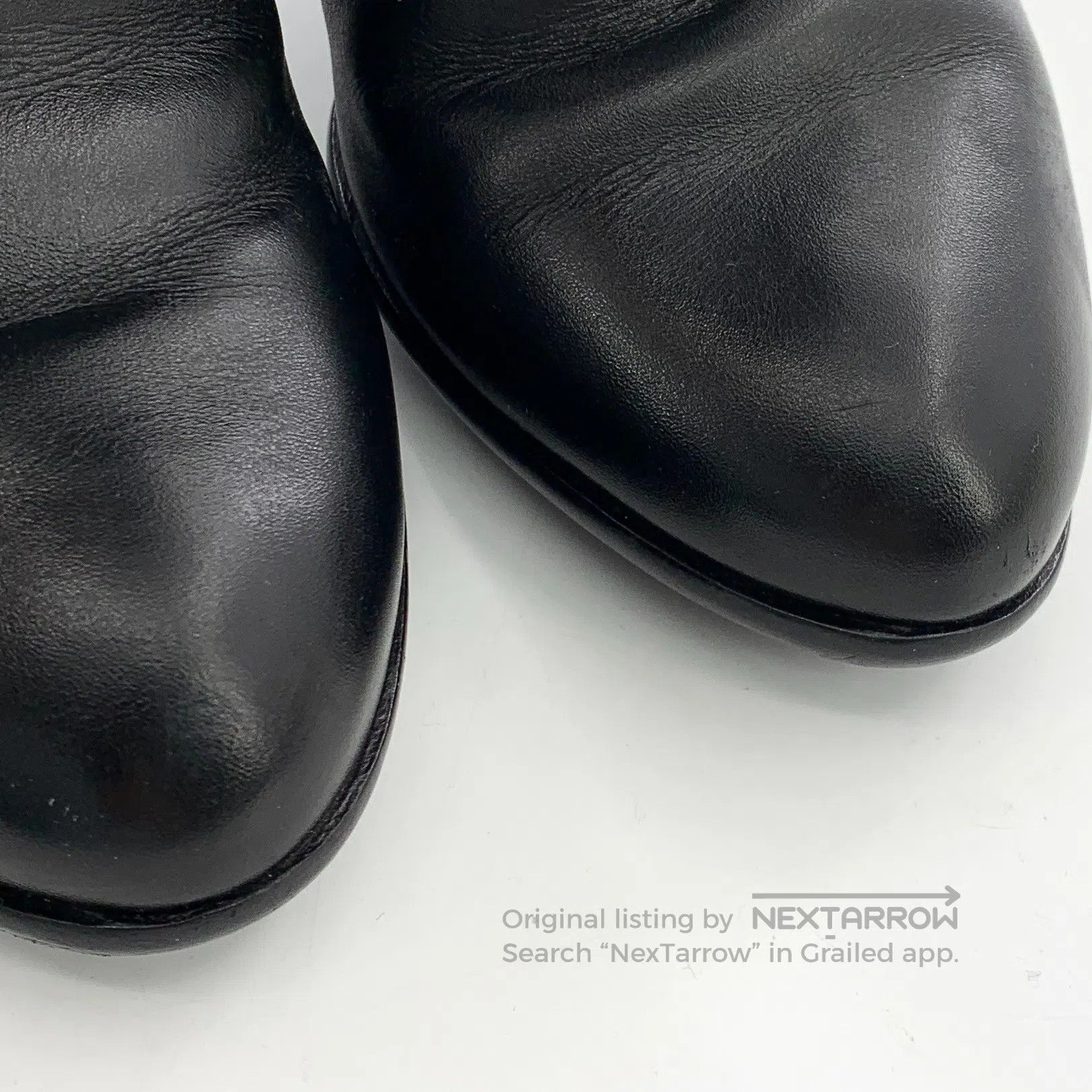 Sergio Rossi Sergio Rossi Black round toe leather buckle design thick h Size US 4.5 / IT 34.5 - 9 Thumbnail