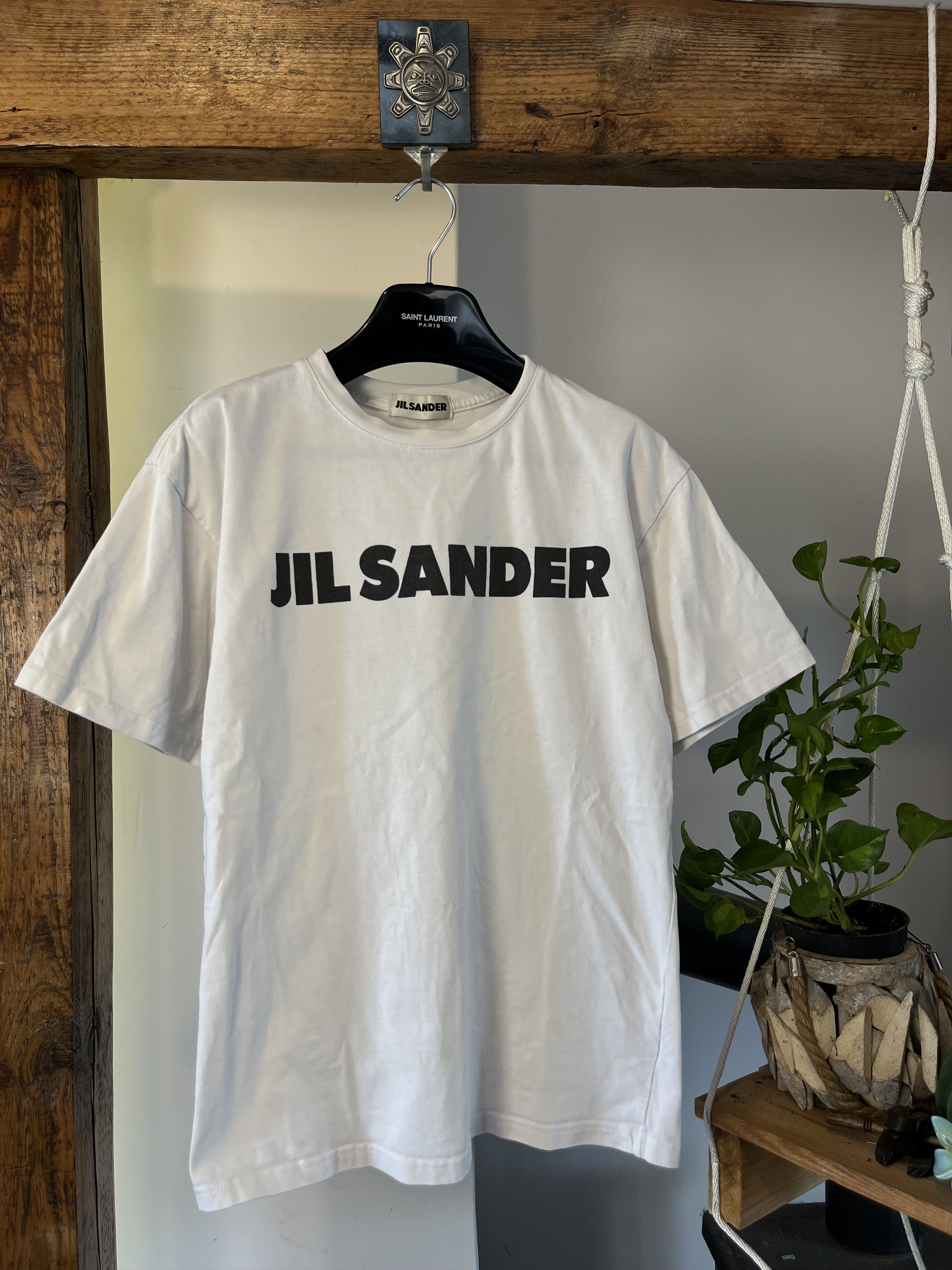 Jil Sander Jil Sander White Shirt Logo Size US M / EU 48-50 / 2 - 1 Thumbnail