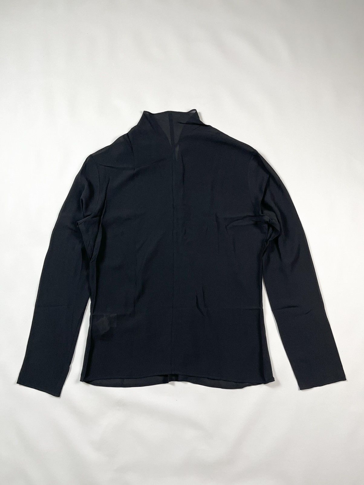 Yohji Yamamoto YOHJI YAMAMOTO+NOIR SILK BLOUSE Size M / US 6-8 / IT 42-44 - 2 Thumbnail