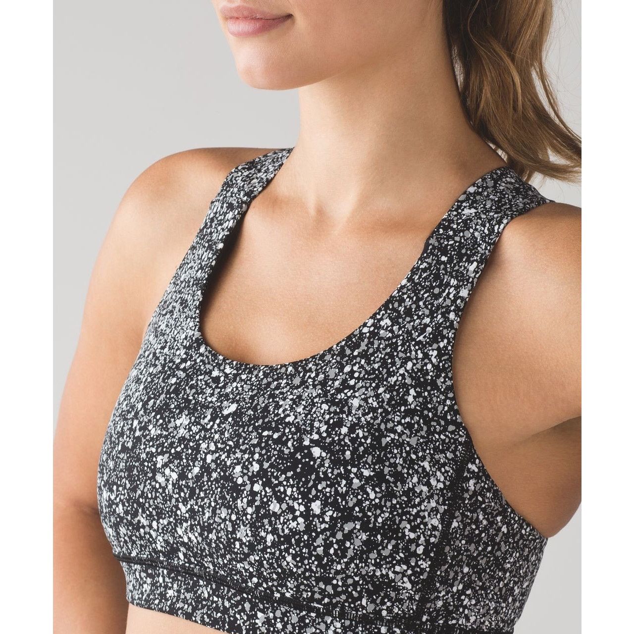 Lululemon lululemon Womens Bra Sz 2 All Sport Splatter Reflective Size ONE SIZE - 1 Thumbnail