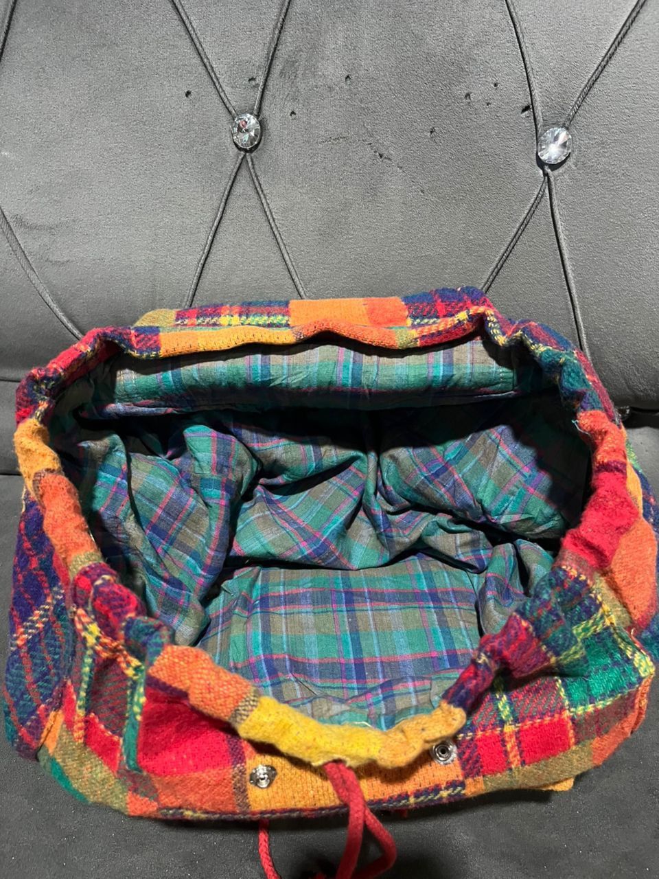 Guess Authentic Vintage Guess Wool Backpack Size ONE SIZE - 13 Thumbnail