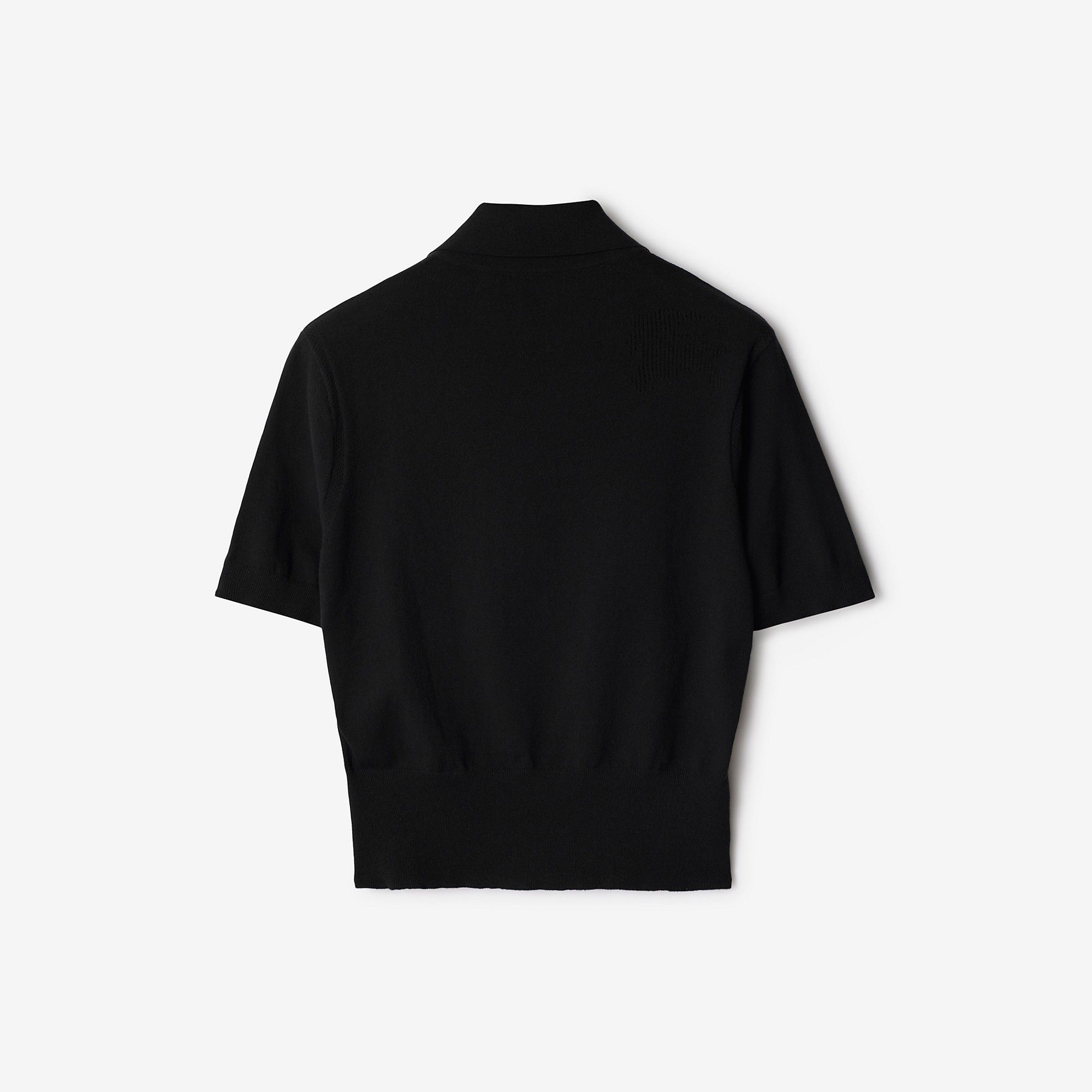 Burberry o1w1db10426 Cotton Blend Polo Shirt in Black Size S / US 4 / IT 40 - 5 Thumbnail