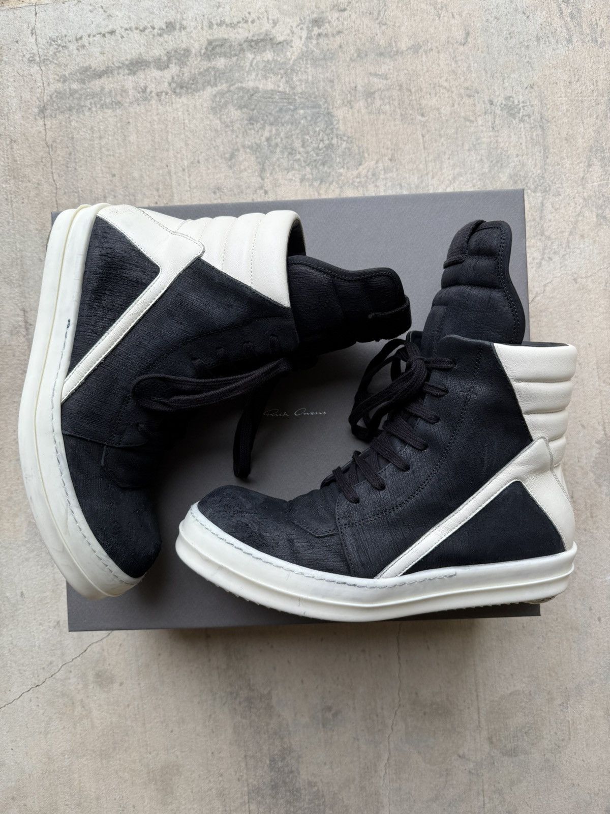 Rick Owens Blistered SS25 Hollywood Geobasket | Grailed