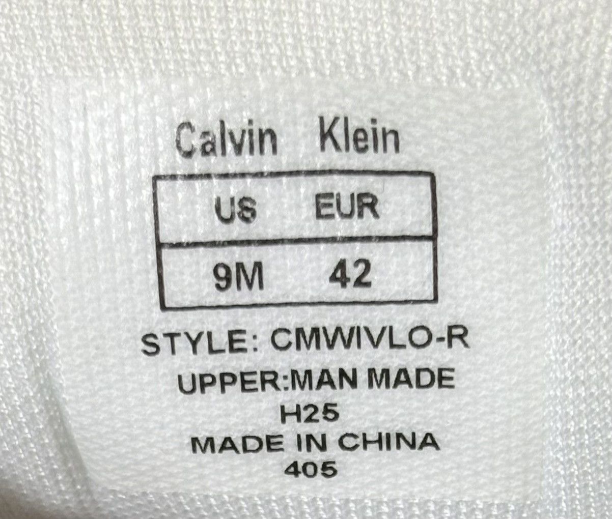 Calvin Klein NEW Size US 9 Calvin Klein Men's Wivlo Sneaker CMWIVLO-R Size US 9 / EU 42 - 10 Thumbnail