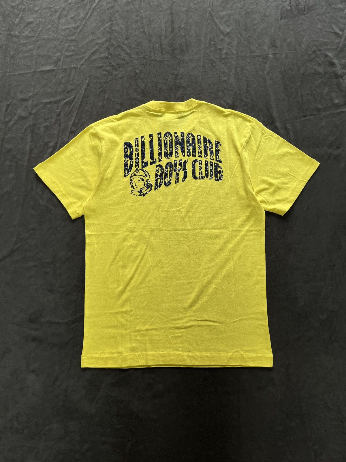 Billionaire Boys Club Rare Billionaire Boys Club BBC Helmet Logo Yellow T-Shirt M Size US M / EU 48-50 / 2 - 5 Thumbnail