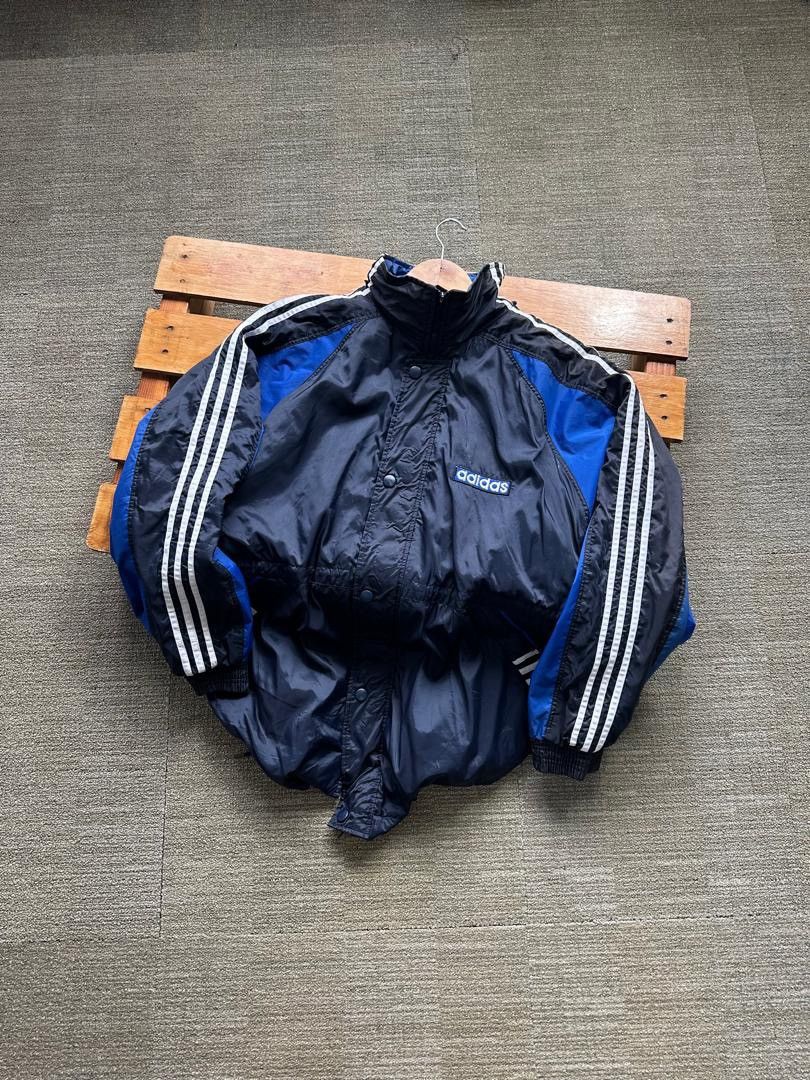 Adidas VINTAGE ADIDAS SPELLOUT WINDBREAKER JACKET Size US XXL / EU 58 / 5 - 2 Thumbnail