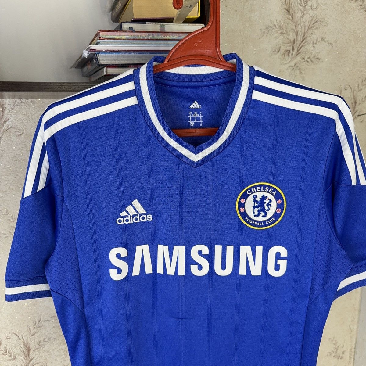 Adidas × Chelsea Soccer Adidas Chelsea Jersey 2013/2014 Home Kit Soccer Football Size US S / EU 44-46 / 1 - 6 Thumbnail