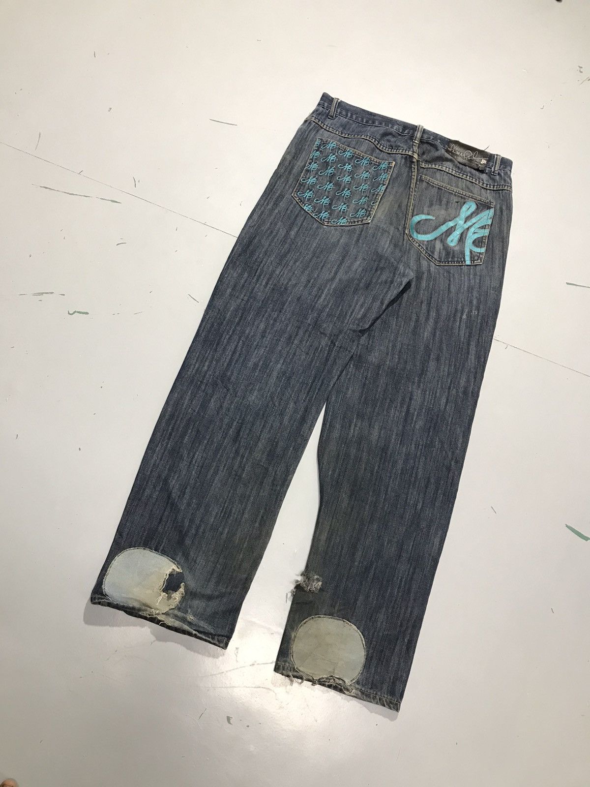 Makaveli Vintage makaveli embroidered denim Size US 36 / EU 52 - 9 Thumbnail