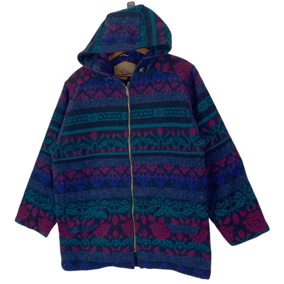 Vintage × Woolrich Woolen Mills 🔥🔥VINTAGE WOOLRICH WOOLEN MILLS ZIPPER HOODIE JACKET Size US M / EU 48-50 / 2 - 2 Thumbnail