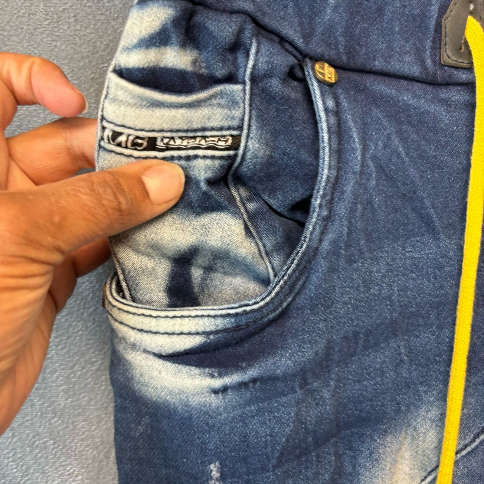 Other Maybach Denim Joggers Streetwear Elastic Waist Men’s Size 28 Size US 28 / EU 44 - 4 Thumbnail