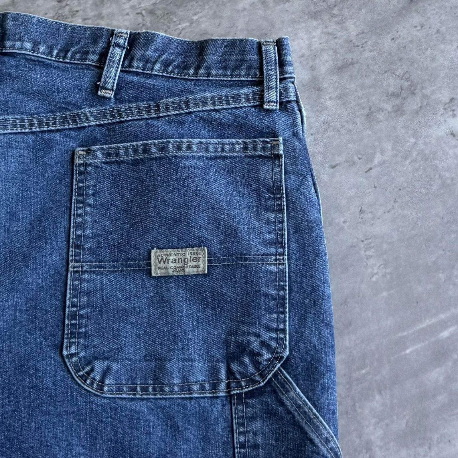 Carhartt × JNCO × Wrangler Vintage Y2K Carhartt Style Baggy Carpenter Distressed Jeans Size US 38 / EU 54 - 3 Thumbnail