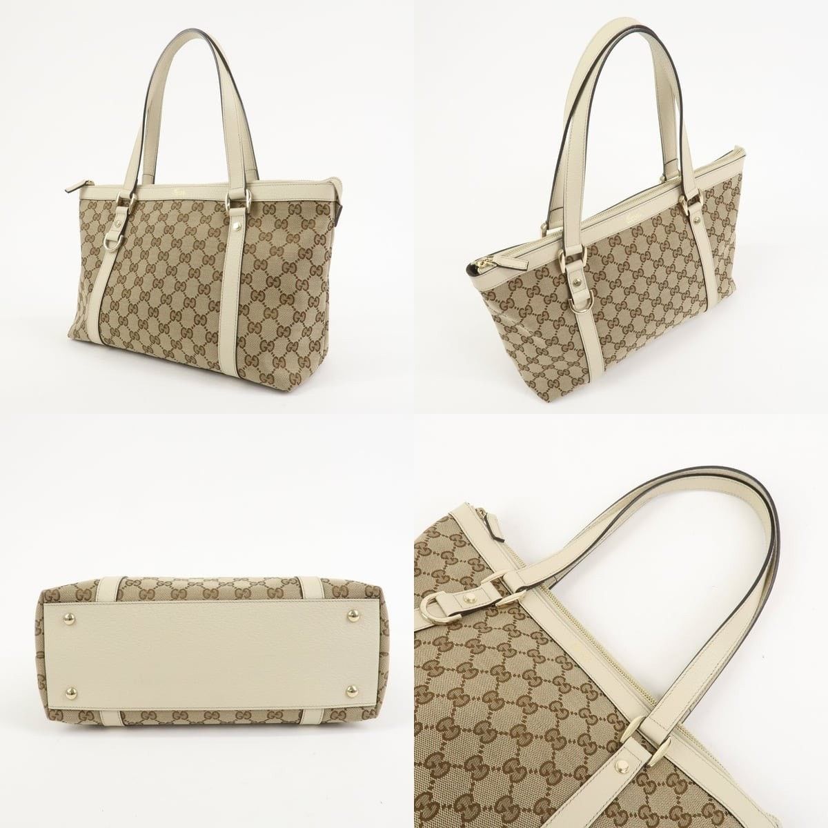 Gucci Gucci Abbey GG Supreme Tote Brown Size ONE SIZE - 3 Thumbnail
