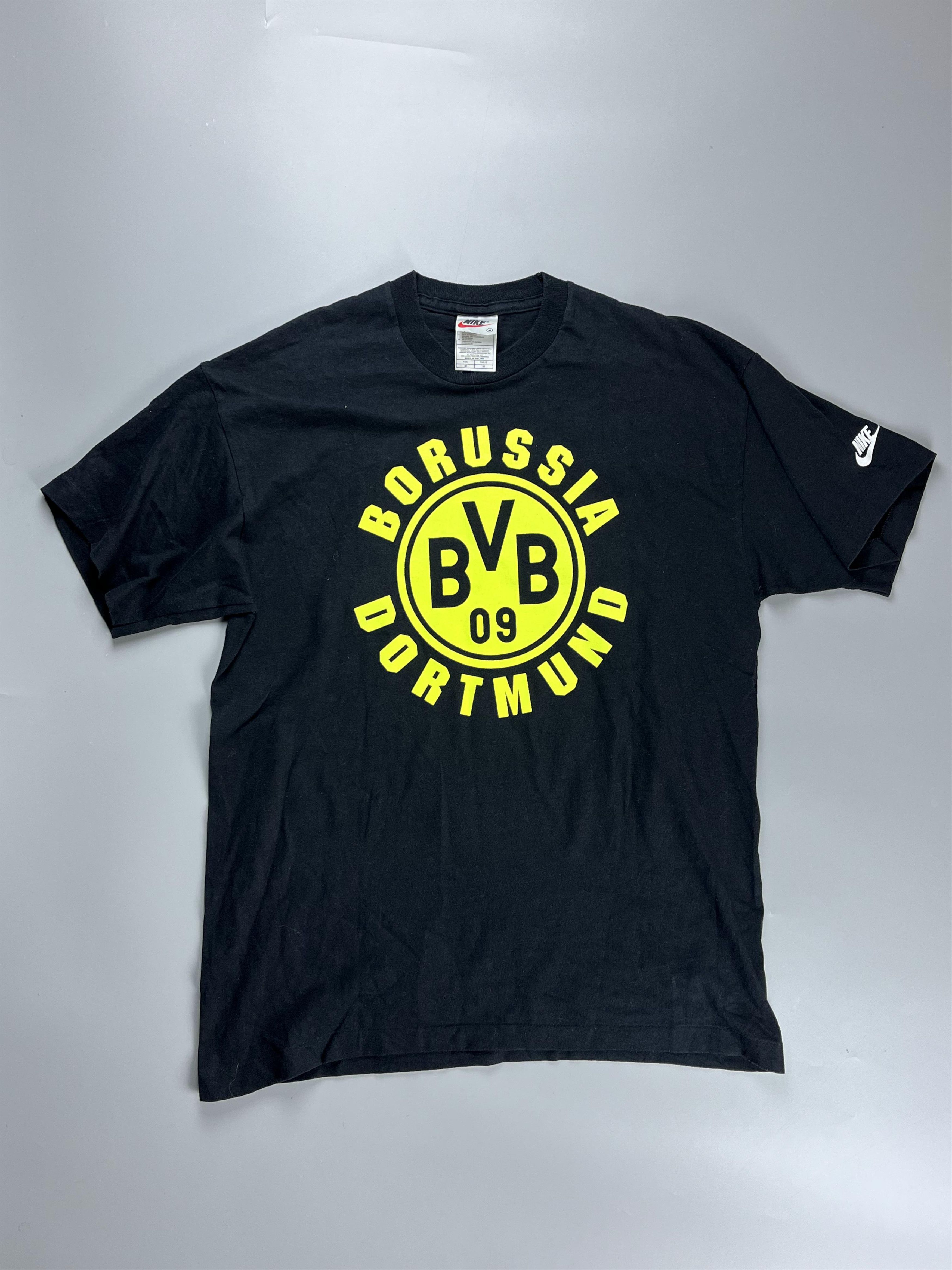 Nike 💿 NIKE BIG LOGO Borussia Dortmund 90s T-SHIRT Size US L / EU 52-54 / 3 - 5 Thumbnail