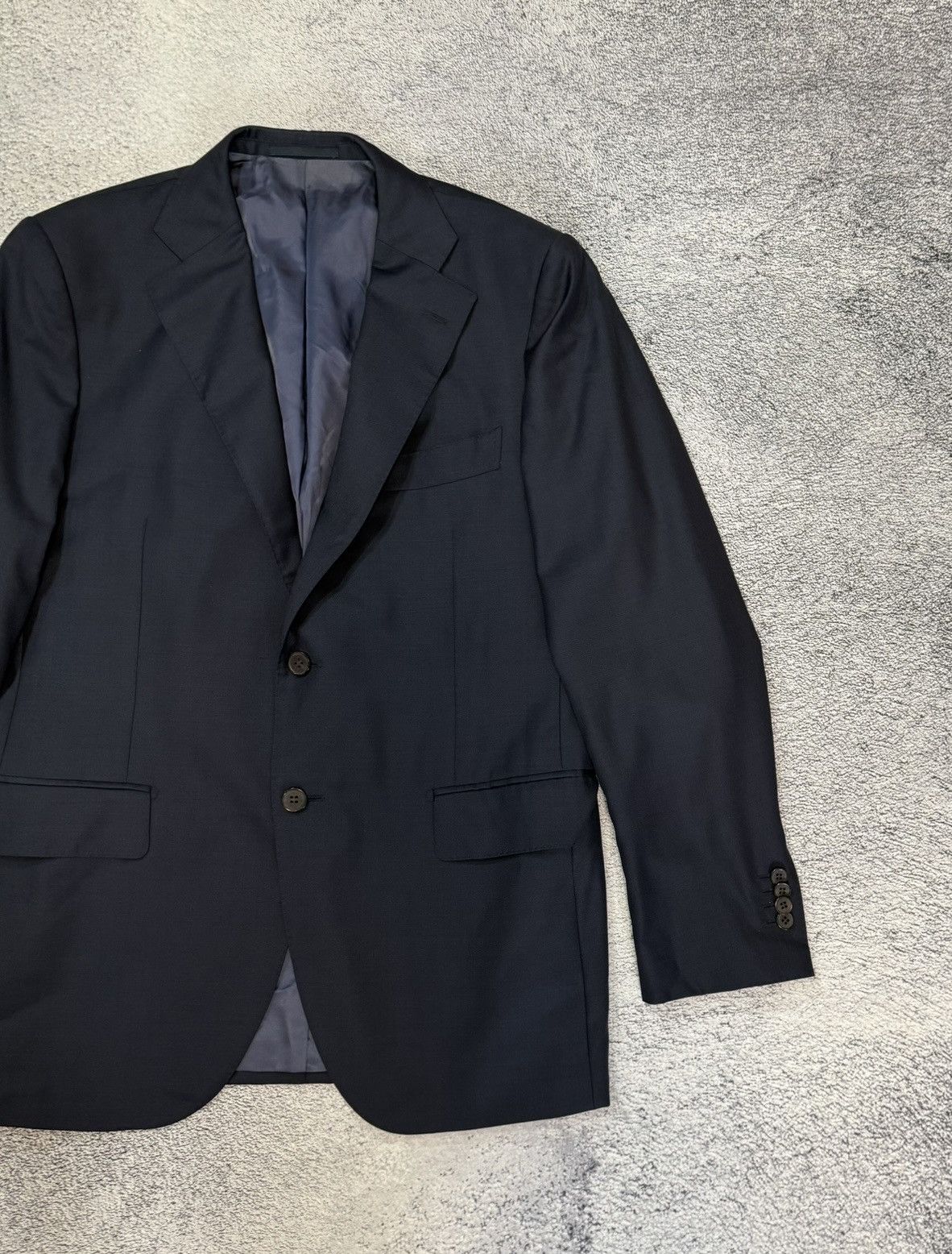 Suitsupply Suitsupply Lazio Blazer Jacket Mens EU52 US UK -42 Navy Wool Size 42R - 3 Thumbnail
