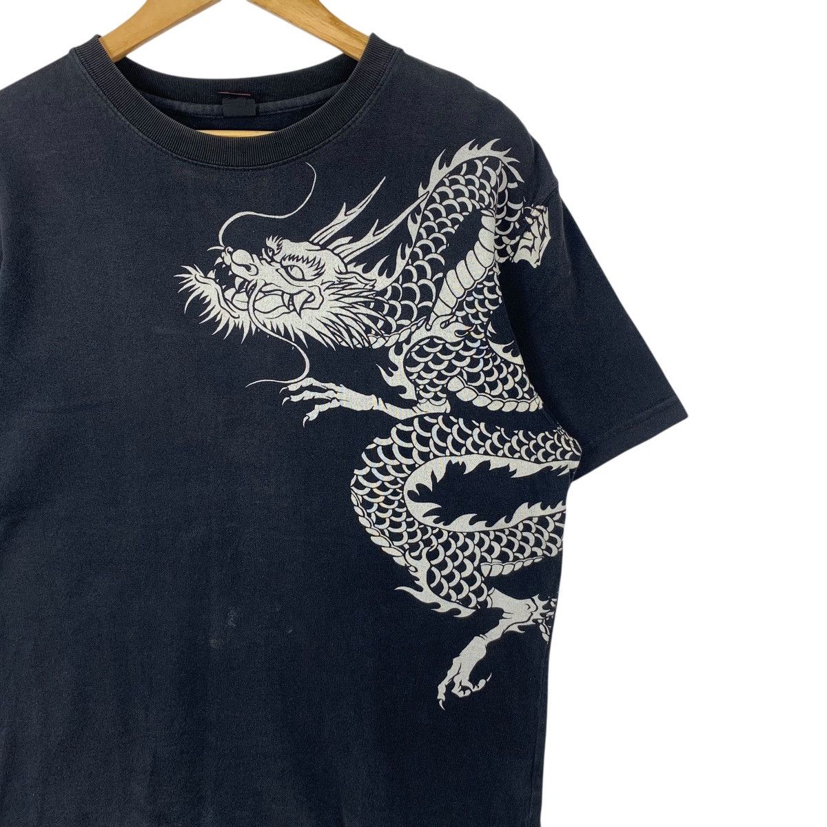 Vintage Vintage ETERNAL BITCHU KURASHIKI Dragon Ryu Tee Shirt Top Size US L / EU 52-54 / 3 - 5 Thumbnail