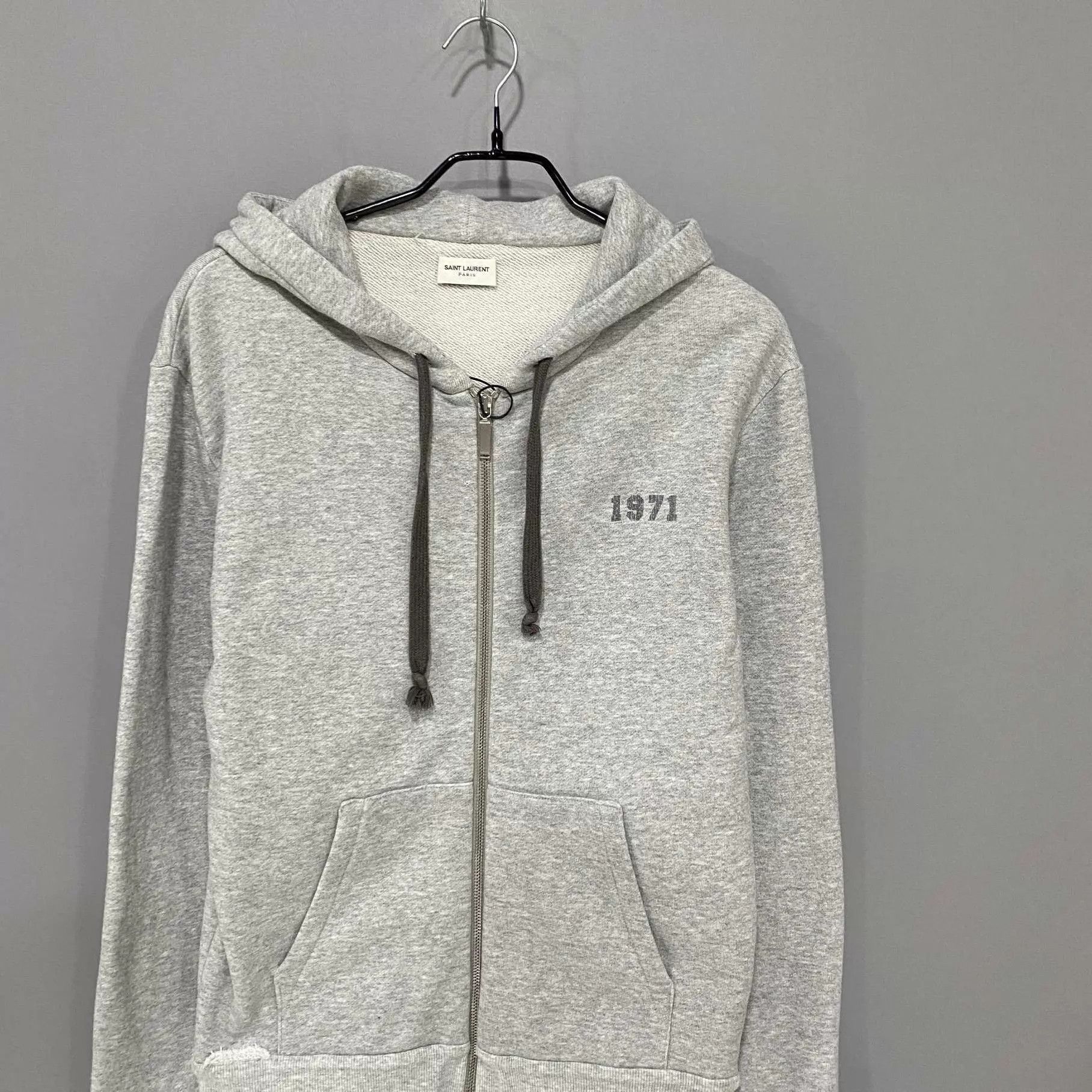 Saint Laurent Paris Saint Laurent Paris Men's Hooded Zip-Up Jacket 99 New Size M Size US M / EU 48-50 / 2 - 2 Thumbnail