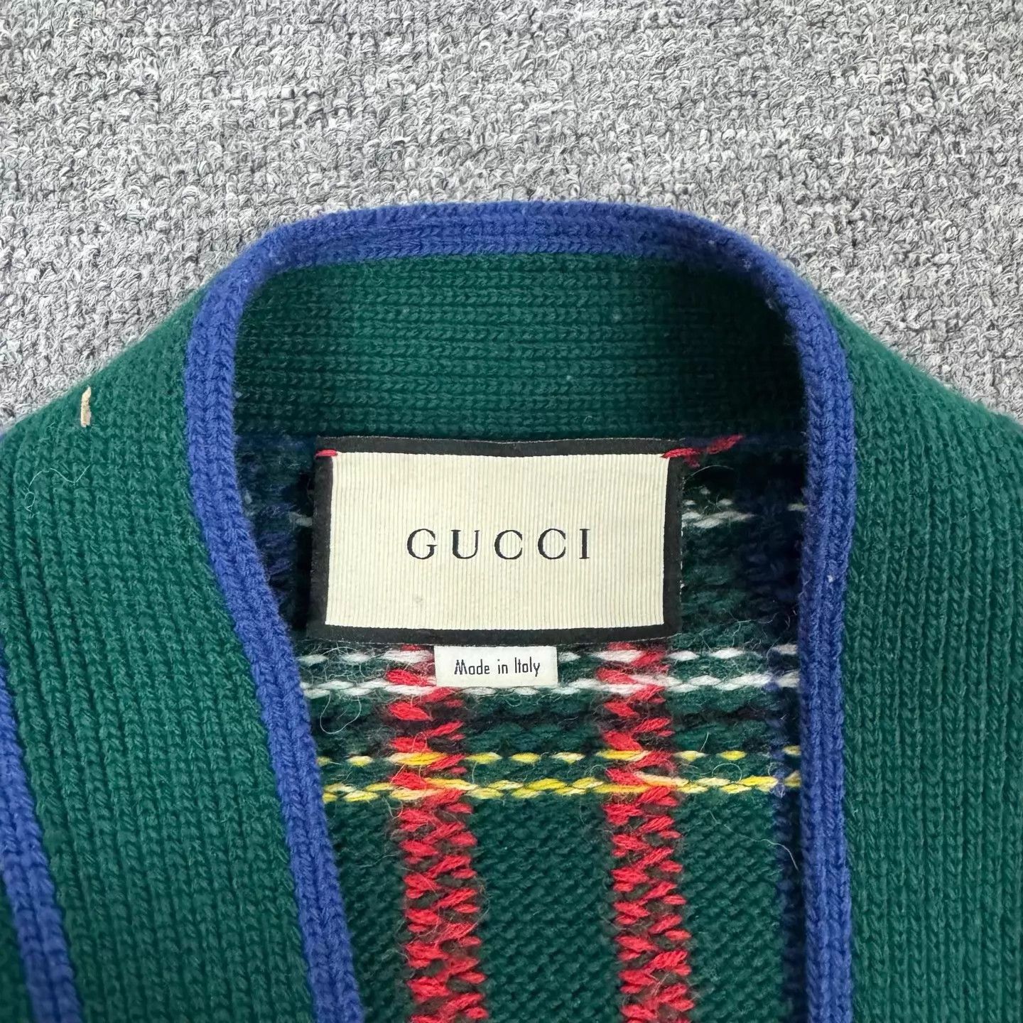 Gucci Gucci tiger heart embroidery V-neck cardigan M 99new Size M / US 6-8 / IT 42-44 - 5 Thumbnail