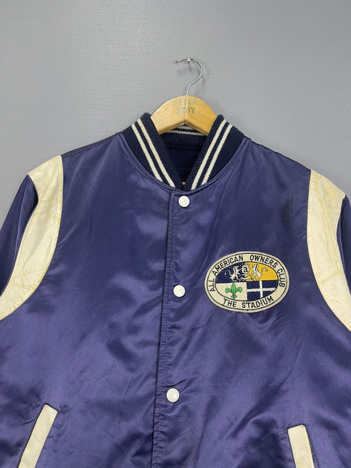 Vintage Vintage All American Owners Club Stadium Jacket Size US L / EU 52-54 / 3 - 5 Thumbnail
