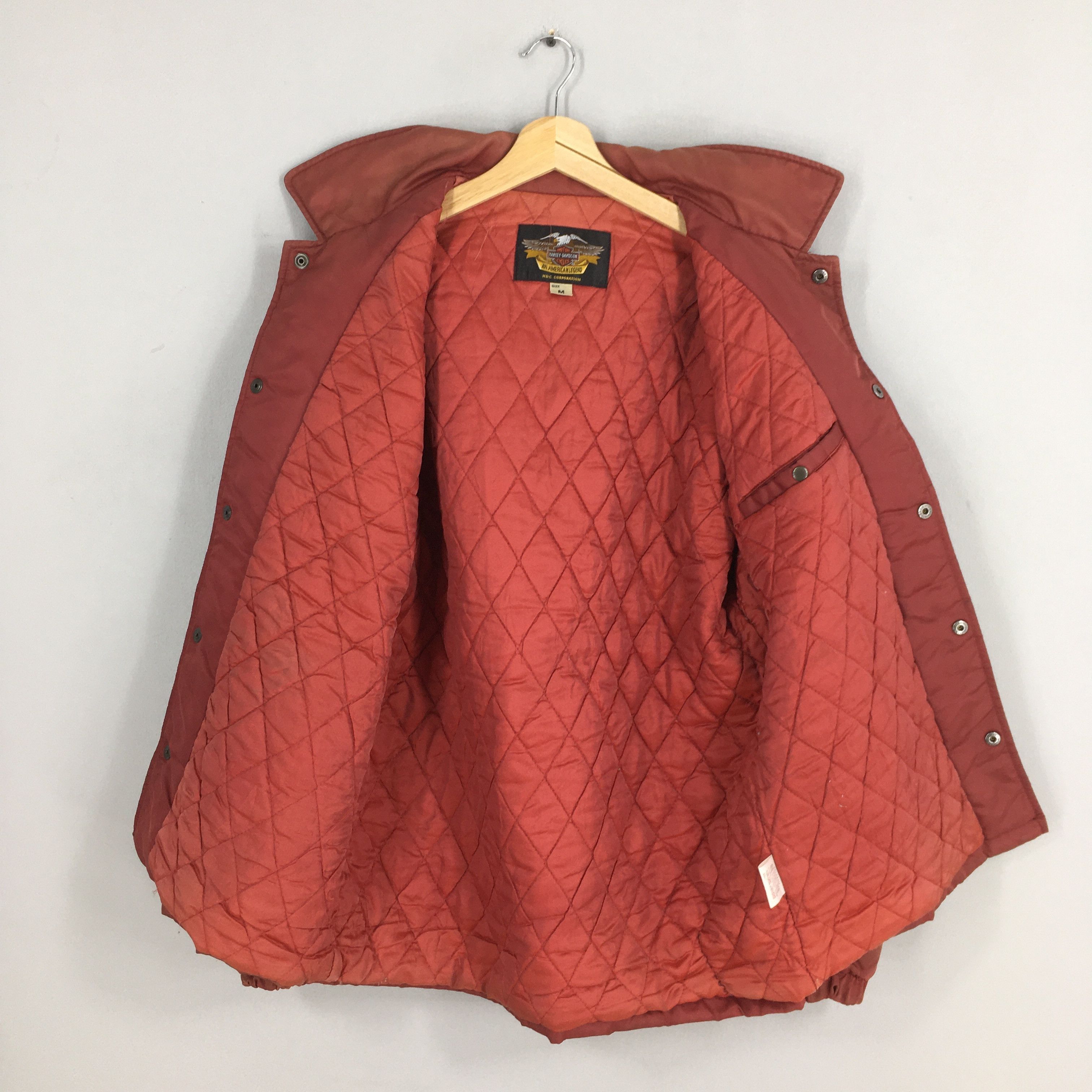 Harley Davidson Vintage Harley Davidson Motorcycles Burgundy Jacket Medium Size US M / EU 48-50 / 2 - 7 Thumbnail