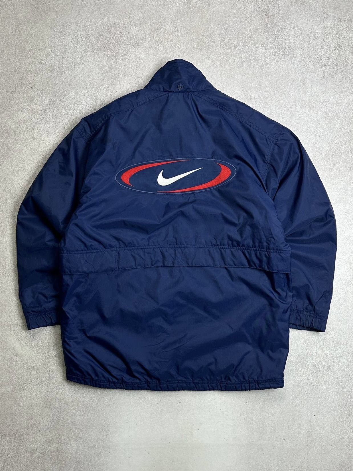 Nike × Supreme Vintage Nike Big Swoosh Supreme Vibes Down Puffer Jacket S Size US S / EU 44-46 / 1 - 1 Thumbnail