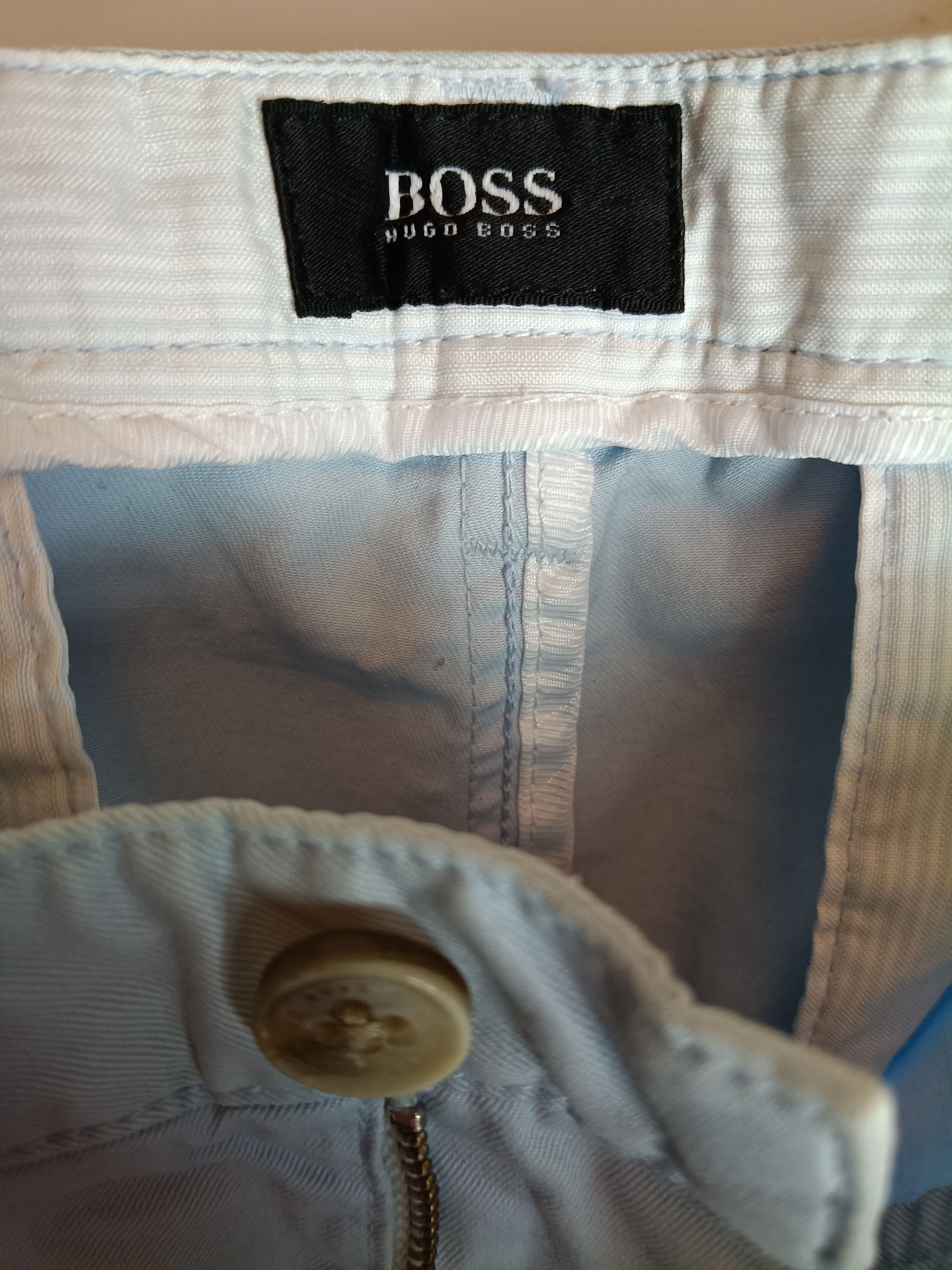 Hugo Boss Hugo Boss light blue trousers Size US 36 / EU 52 - 6 Thumbnail