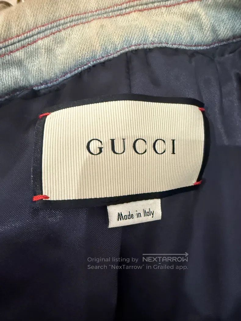 Gucci Gucci Heavy industry show denim jacket Size XS / US 0-2 / IT 36-38 - 4 Thumbnail
