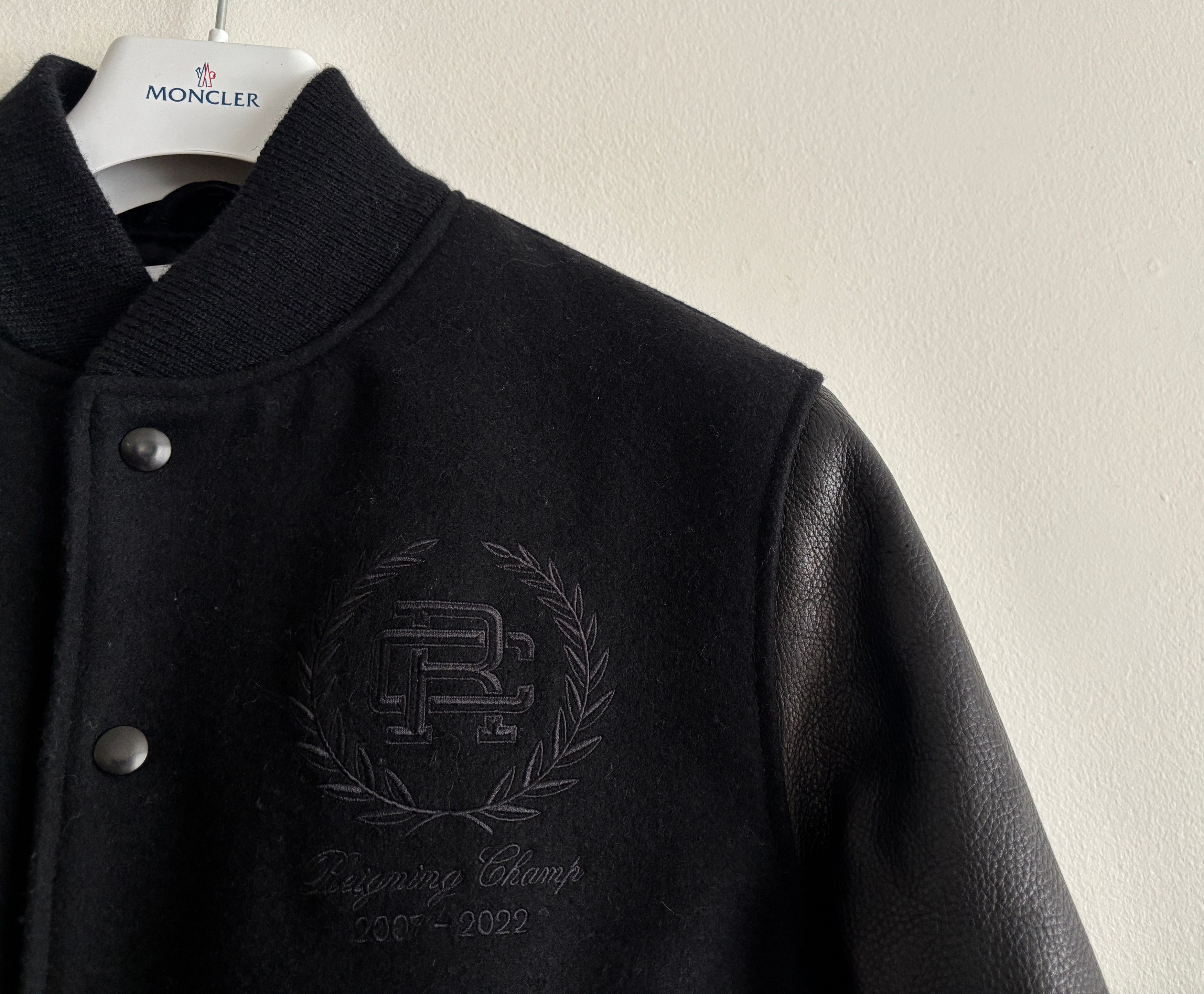 Golden Bear $850 Reigning Champ Leather Wool Varsity Jacket -S /M Size US M / EU 48-50 / 2 - 3 Thumbnail