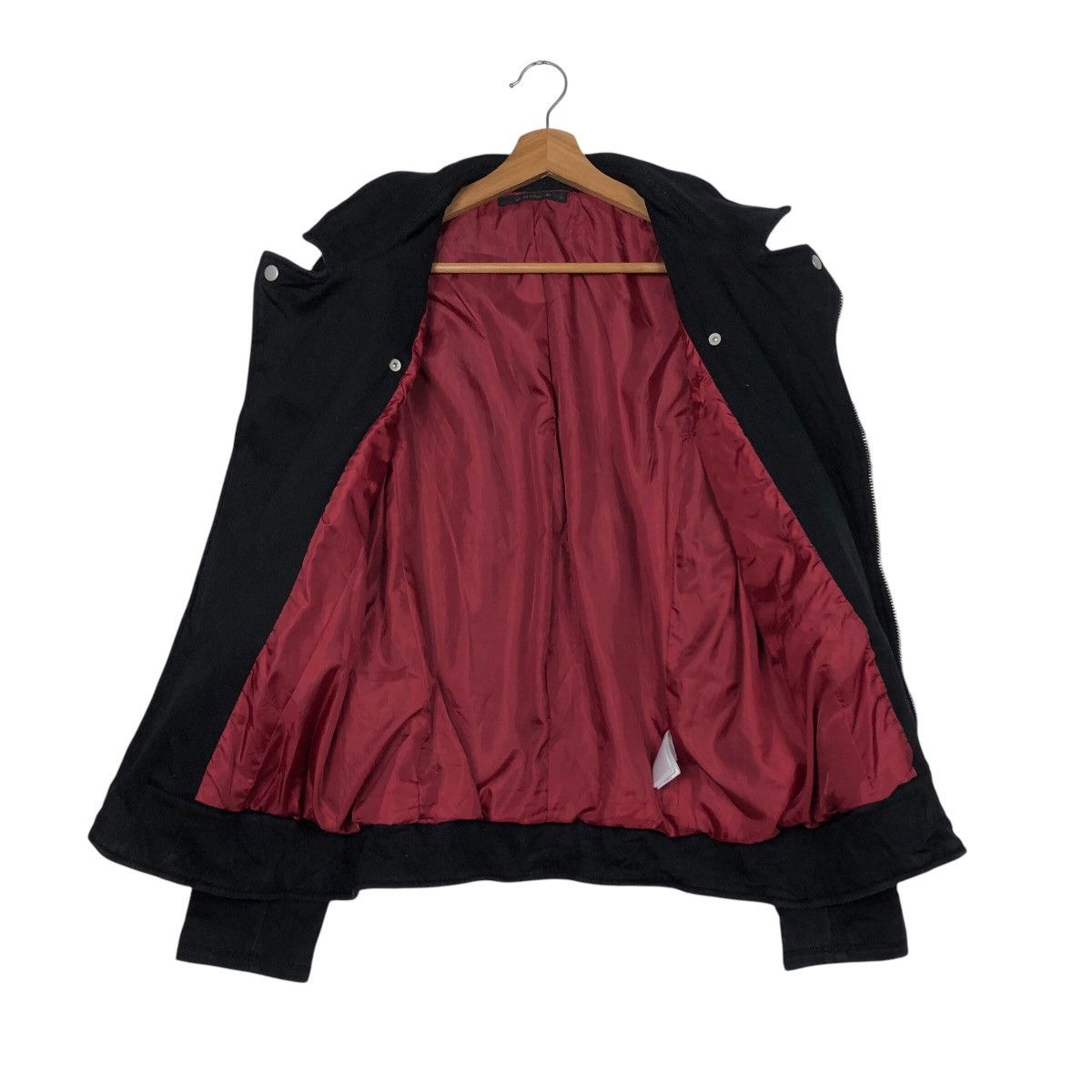 Designer × Japanese Brand × Vintage 📌Cropped Biker Jacket Double Collar Vence Exchange Size US L / EU 52-54 / 3 - 14 Thumbnail