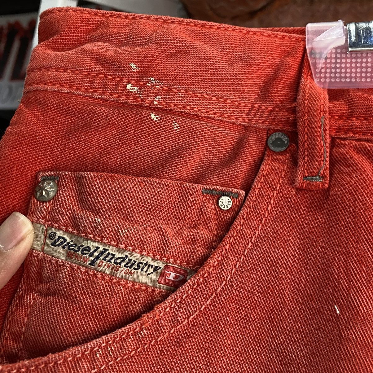 Diesel Diesel Krayver Vintage Red Distressed Jeans Size US 34 / EU 50 - 13 Thumbnail
