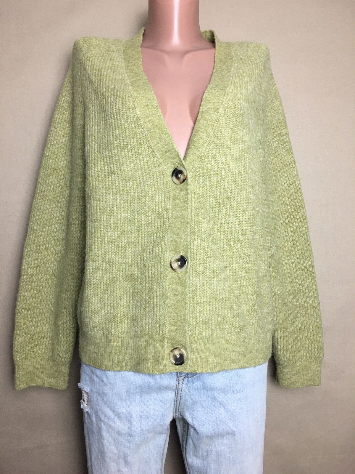 Annette Gortz Annette Gortz Mohair Baby Alpaca Cardigan Sweater Size M Size M / US 6-8 / IT 42-44 - 1 Thumbnail