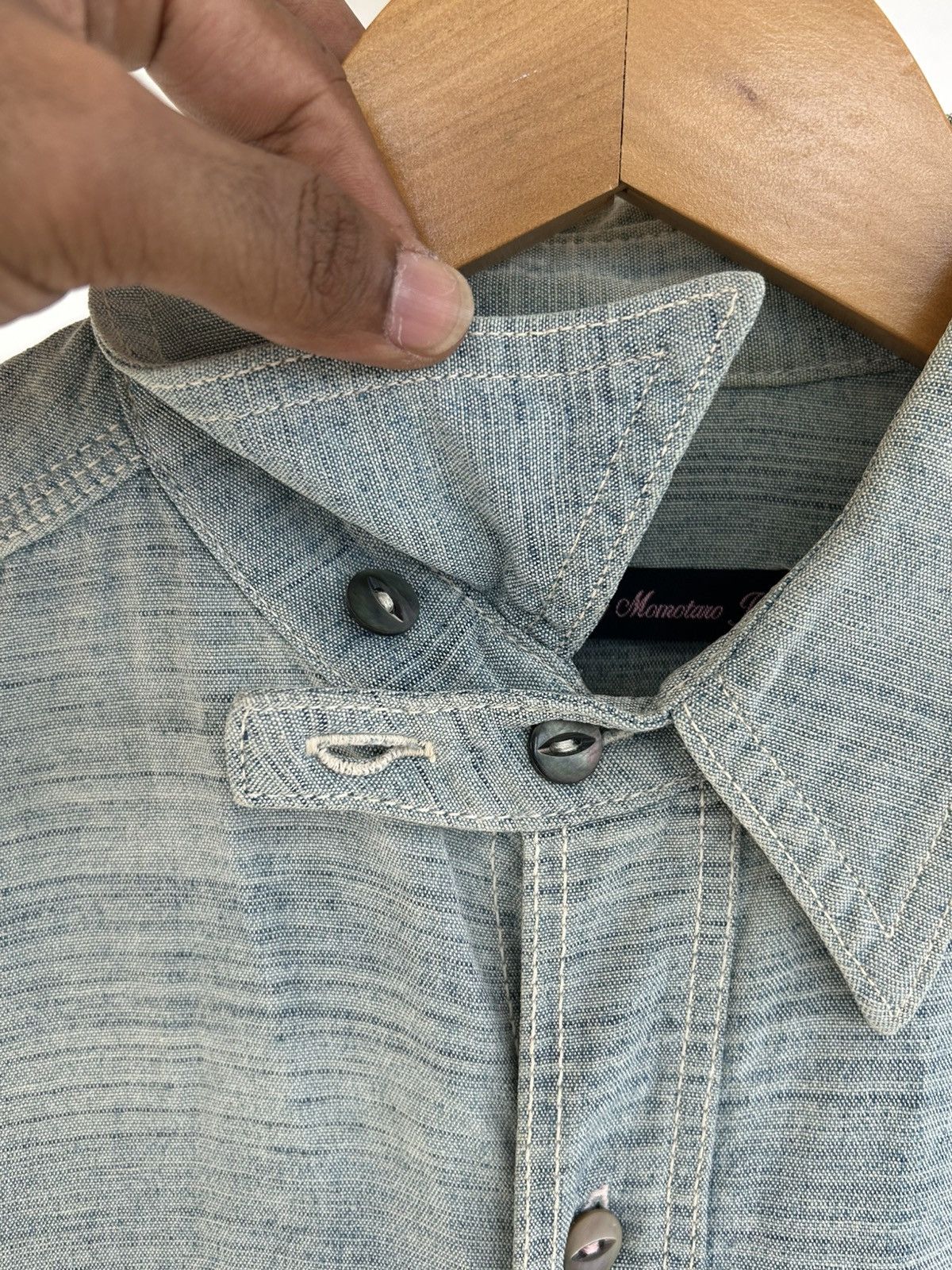 Momotaro Jeans Rampo Collection Sashiko Button Ups Size US M / EU 48-50 / 2 - 3 Thumbnail