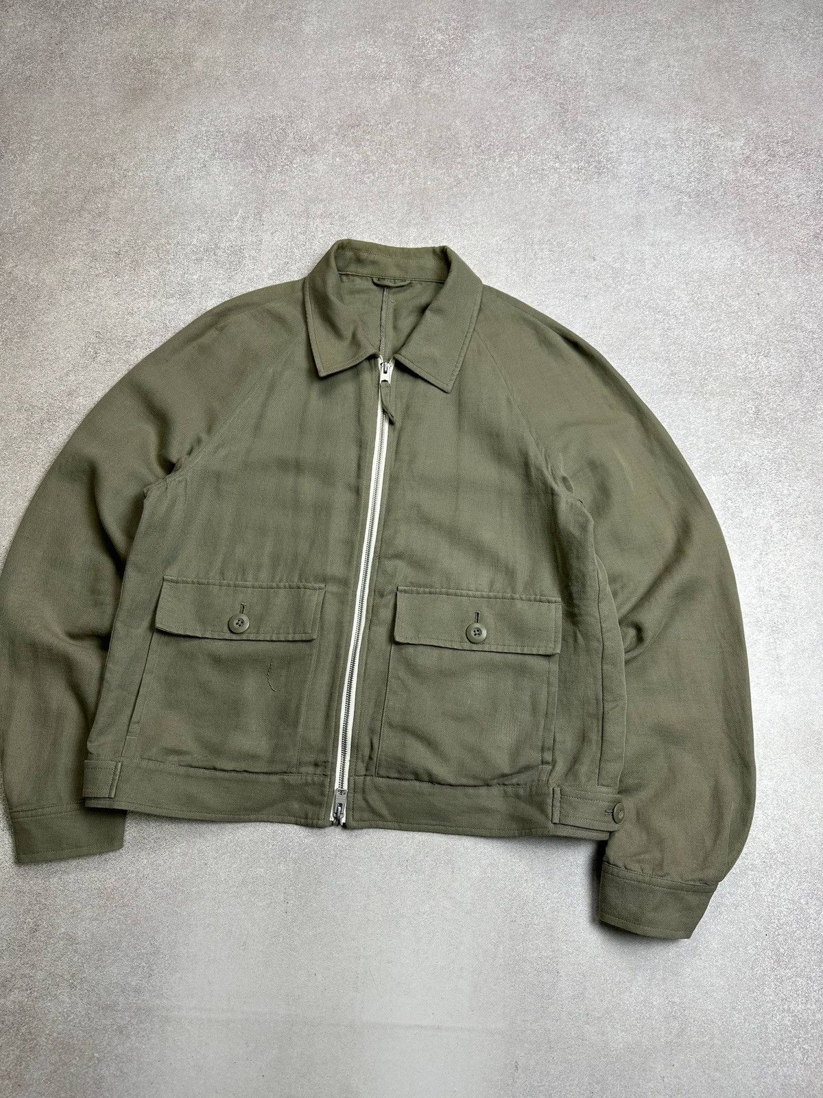 Allsaints Vintage Allsaints Cotton Mens Zip Jacket Old Money L Size US L / EU 52-54 / 3 - 2 Thumbnail