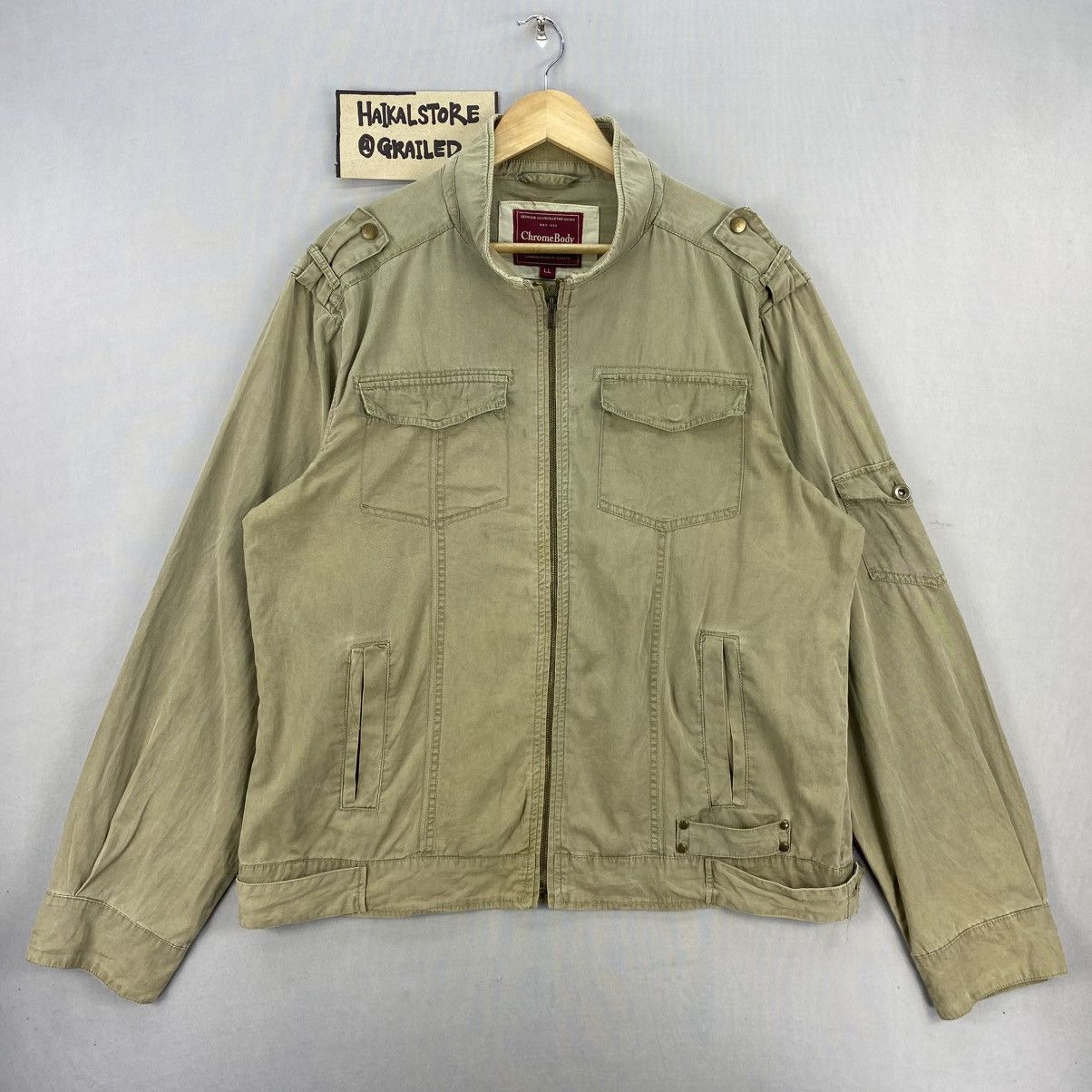 Japanese Brand Vintage Y2K Chrome Body Zipper Jacket Size US L / EU 52-54 / 3 - 1 Thumbnail
