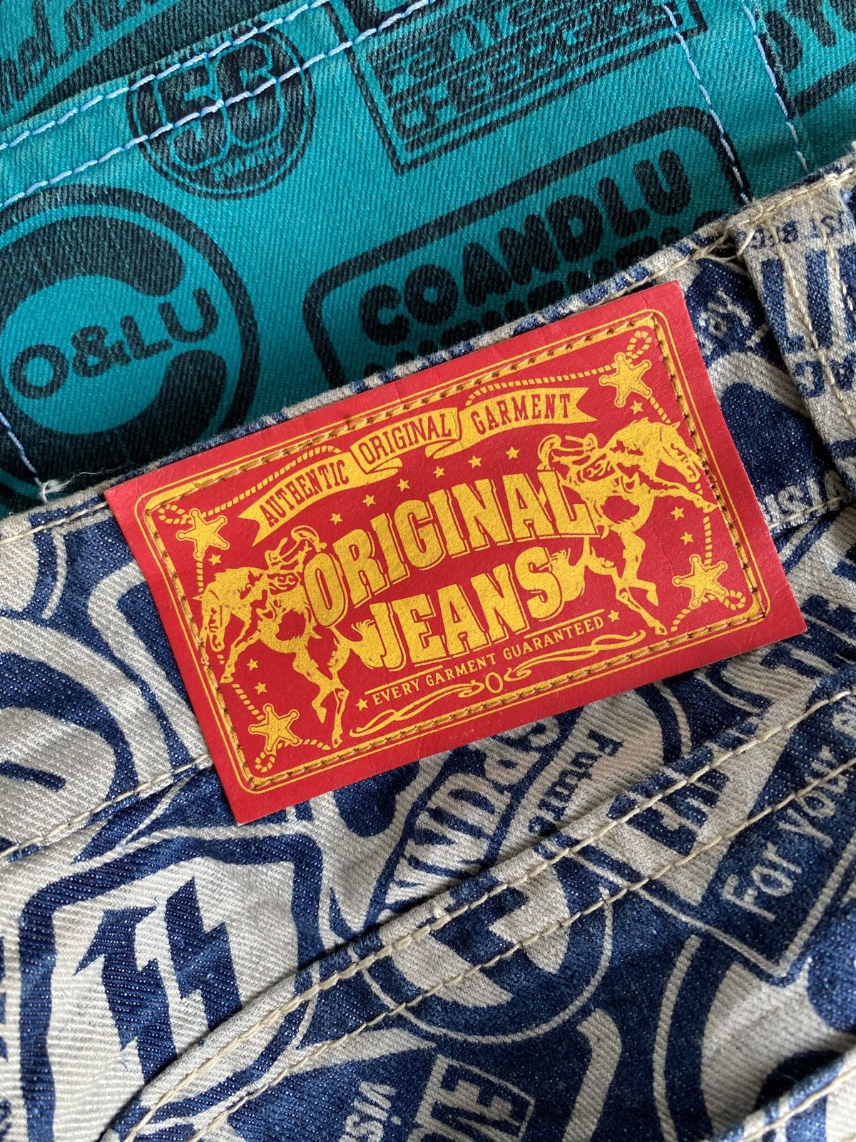 Hysteric Glamour × Japanese Brand Japanese Brand Original Jeans Fullprint Design Denim Size US 32 / EU 48 - 16 Thumbnail