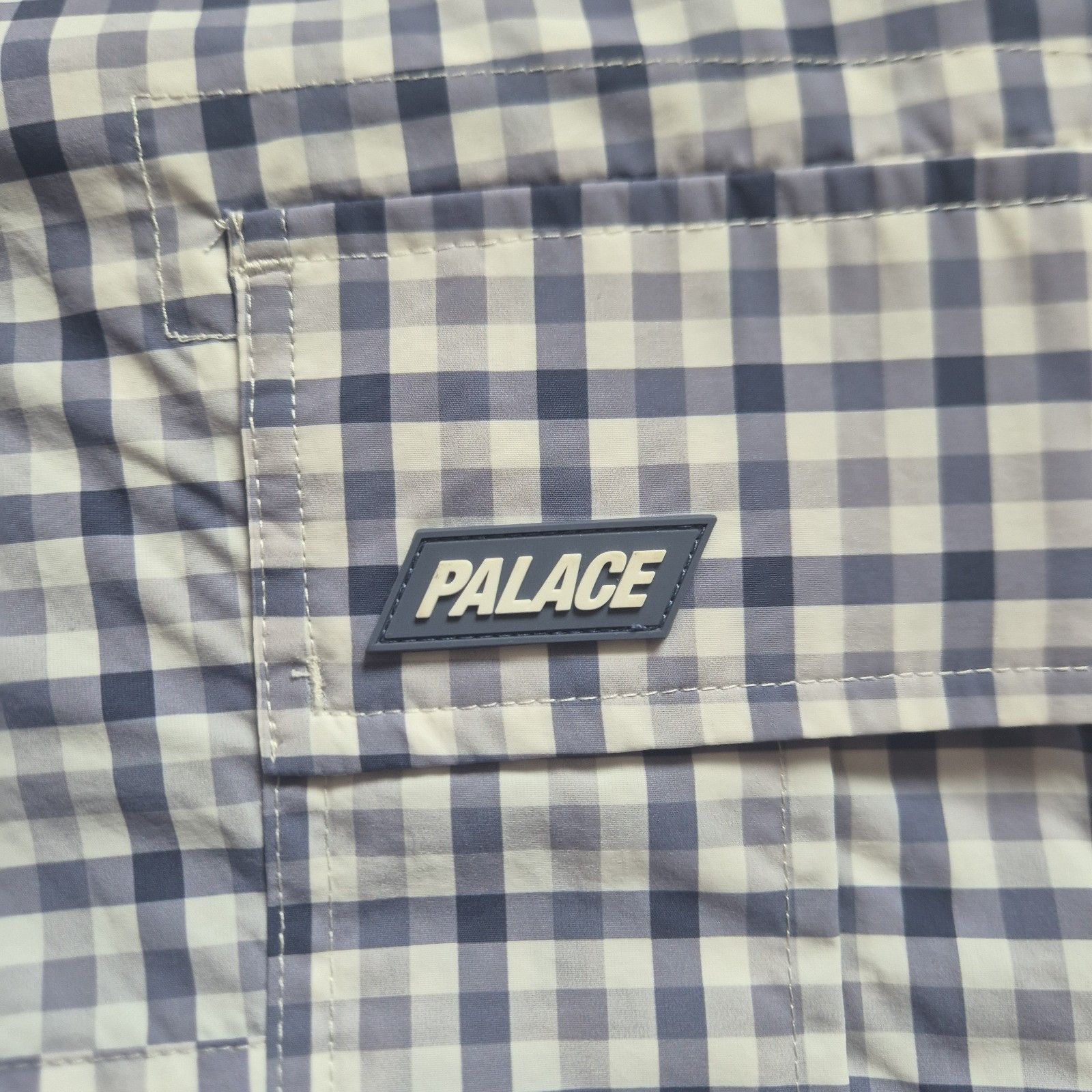 Palace Palace Lighter Shell Cargo Blue Check Large Brand New SS24 Size US 34 / EU 50 - 4 Thumbnail