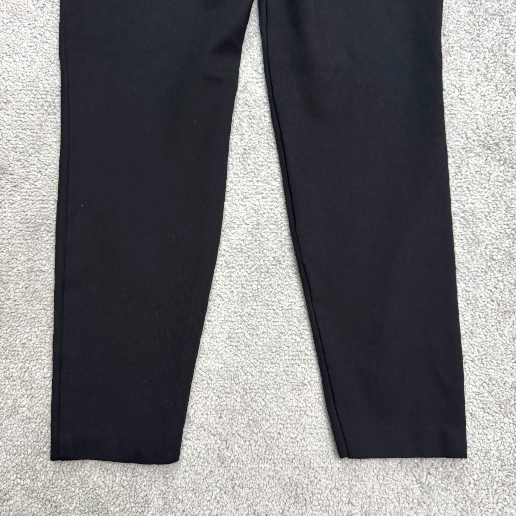 Boden Boden Slim Fit Ankle Pants Womens 6R Black High Rise Stretch Knit Dress Pants Casual Workwear Classic Size 28" / US 6 / IT 42 - 6 Thumbnail