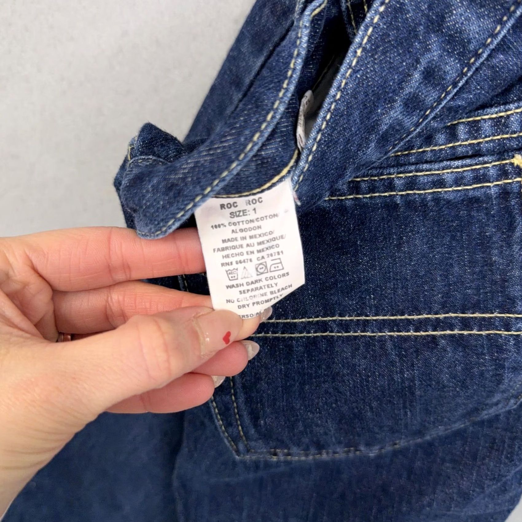 Vintage VINTAGE Tommy Jeans Jeans Womens 1 Blue Tapered Denim Juniors Y2K Roc Roc Womens Jeans Size 25" / US 0 / IT 36 - 5 Thumbnail