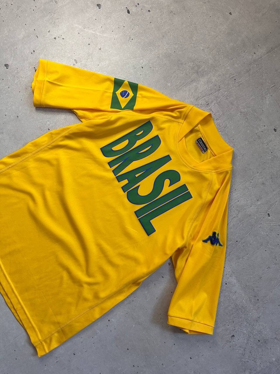 Kappa × Vintage Kappa Team Brasil Tee Vintage Training Jersey Rare 00s Size US L / EU 52-54 / 3 - 2 Thumbnail