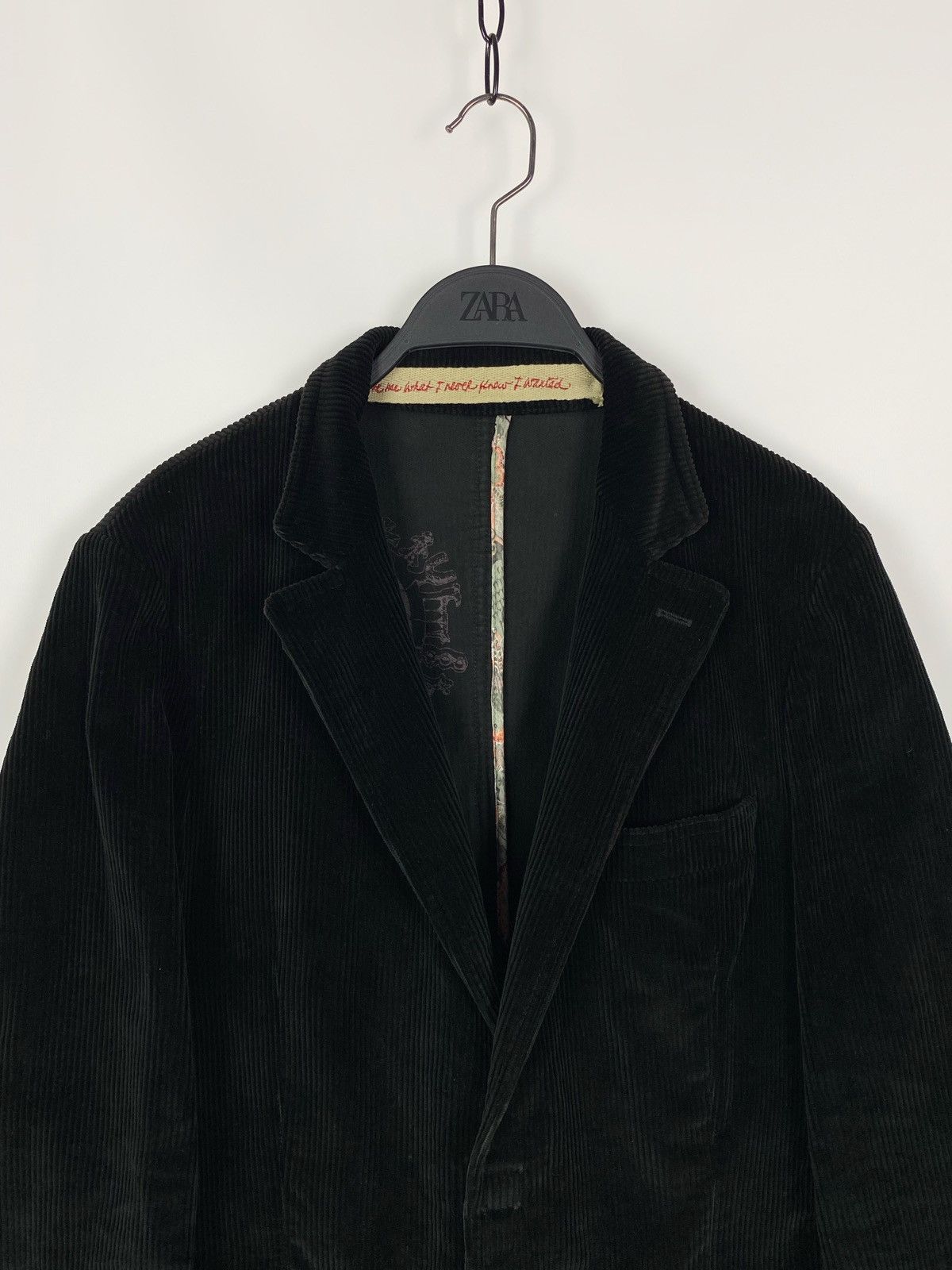 Christian Lacroix Christian Lacroix Homme Velvet Black Blazer Jacket Size 48R - 2 Thumbnail