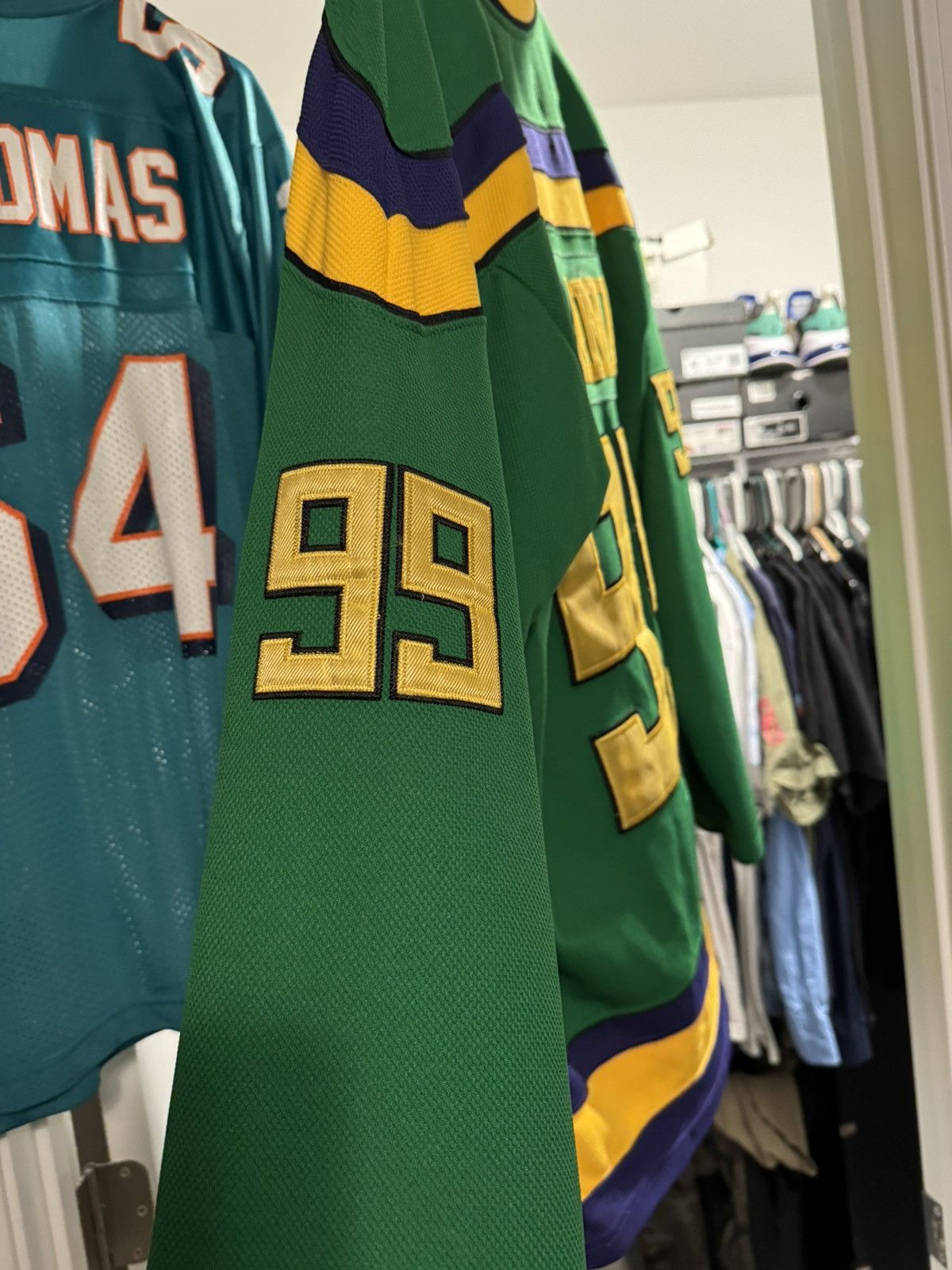 Vintage Mighty Ducks ‘Banks’ jersey Size US L / EU 52-54 / 3 - 3 Thumbnail